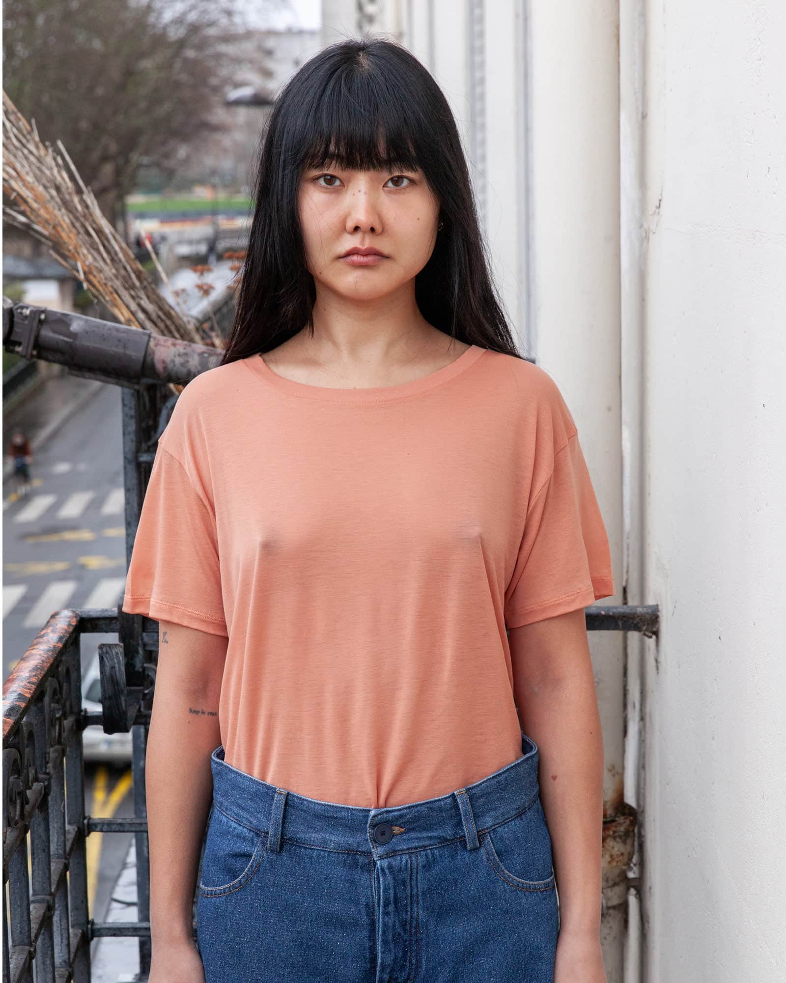 BASERANGE Tee Shirts Loose Tee Shirt