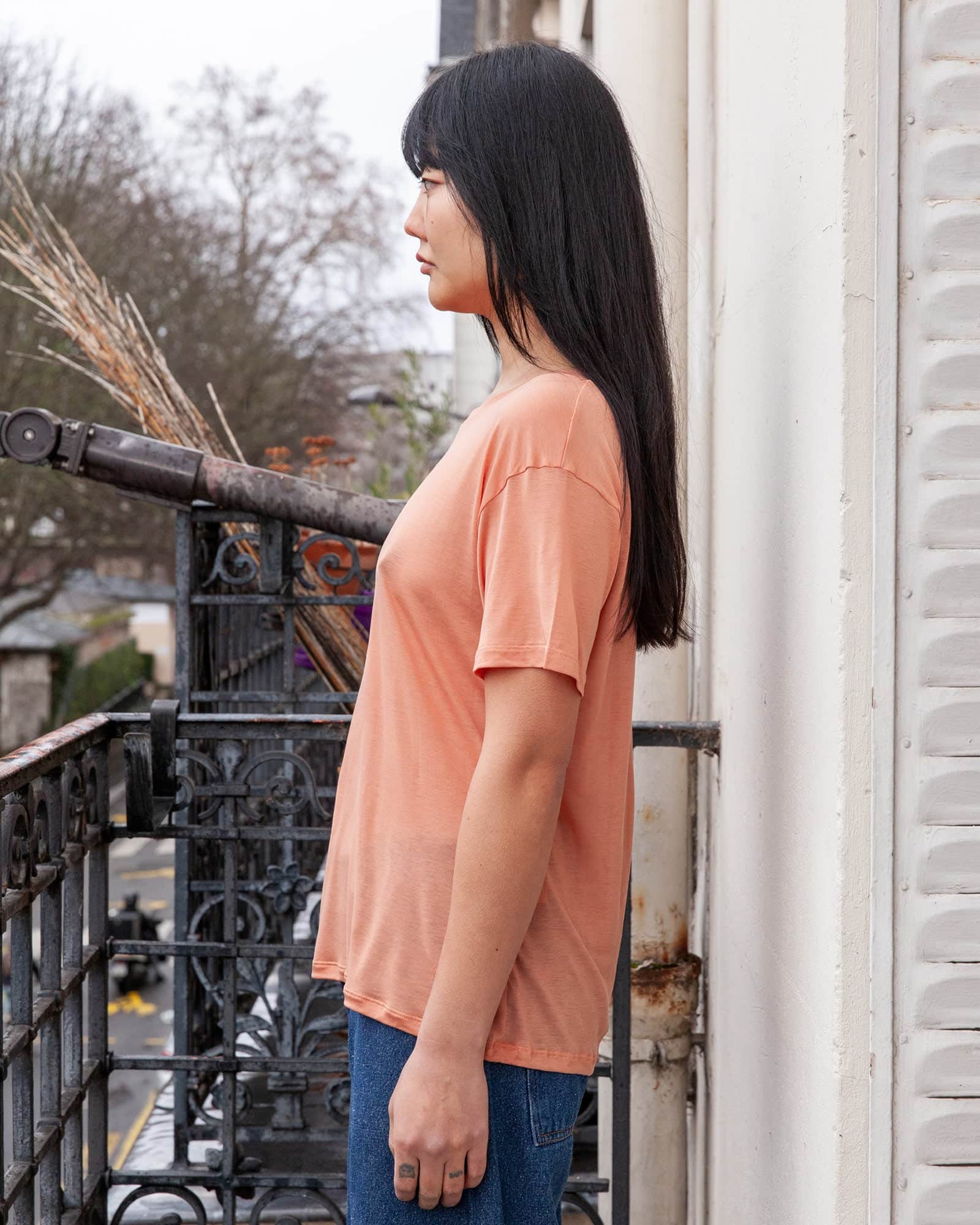 BASERANGE Tee Shirts Loose Tee Shirt