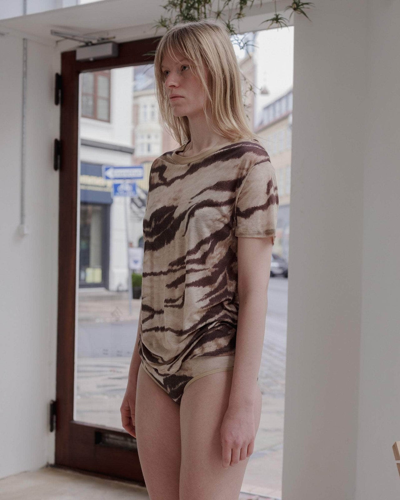Loose Tee Shirt in Assortment | Bamboo lyocell | en | Baserange