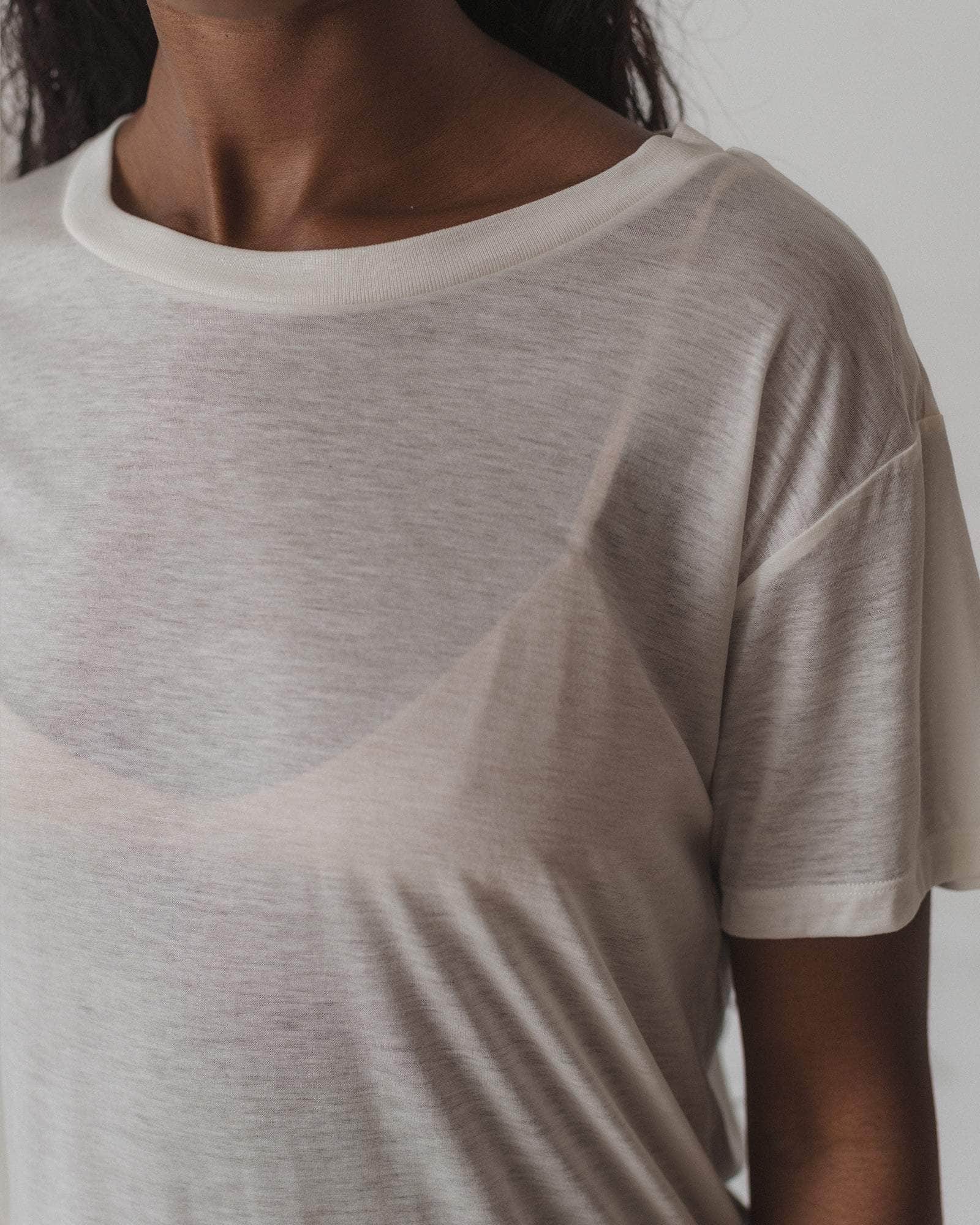 Loose Tee Shirt in Assortment | Bamboo lyocell | en | Baserange