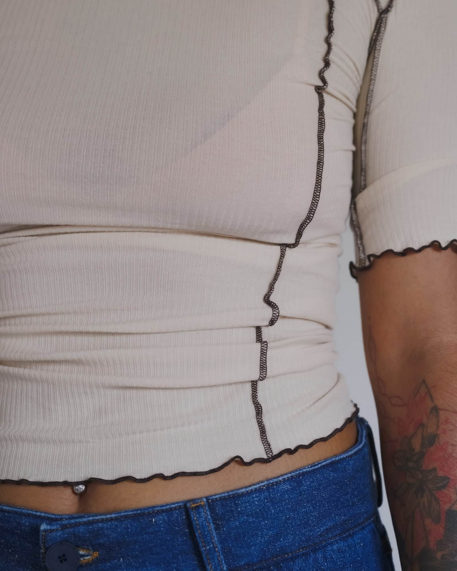 BASERANGE Tee Shirts Omato 3/4 Tee Shirt