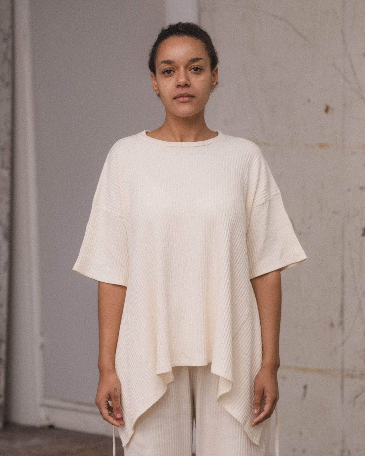 baserange T-shirt shaw - Molleton de coton biologique