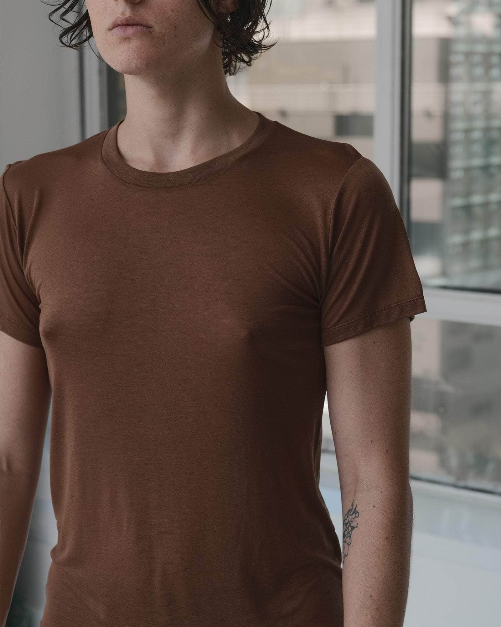 【baserange】Tシャツ Tee Shirt in Ocular | Bamboo lyocell | Baserange