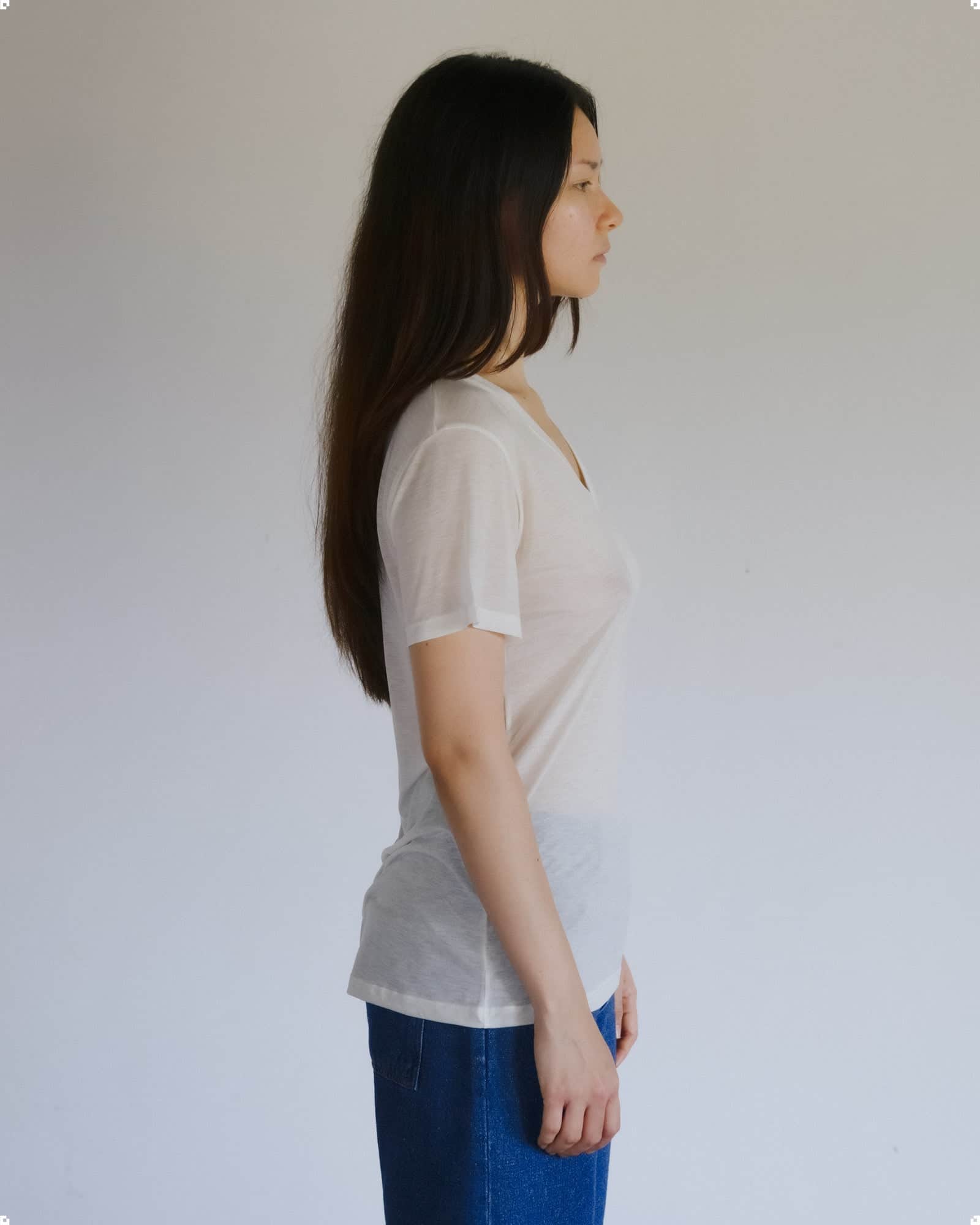 BASERANGE Tee Shirts V Neck Tee Shirt