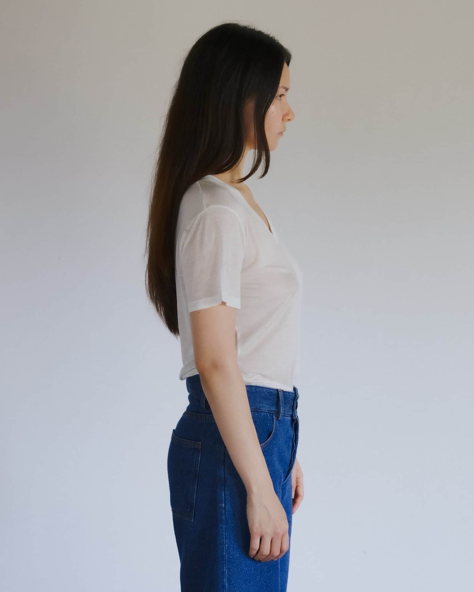 BASERANGE Tee Shirts V Neck Tee Shirt