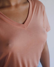 BASERANGE Tee Shirts V Neck Tee Shirt