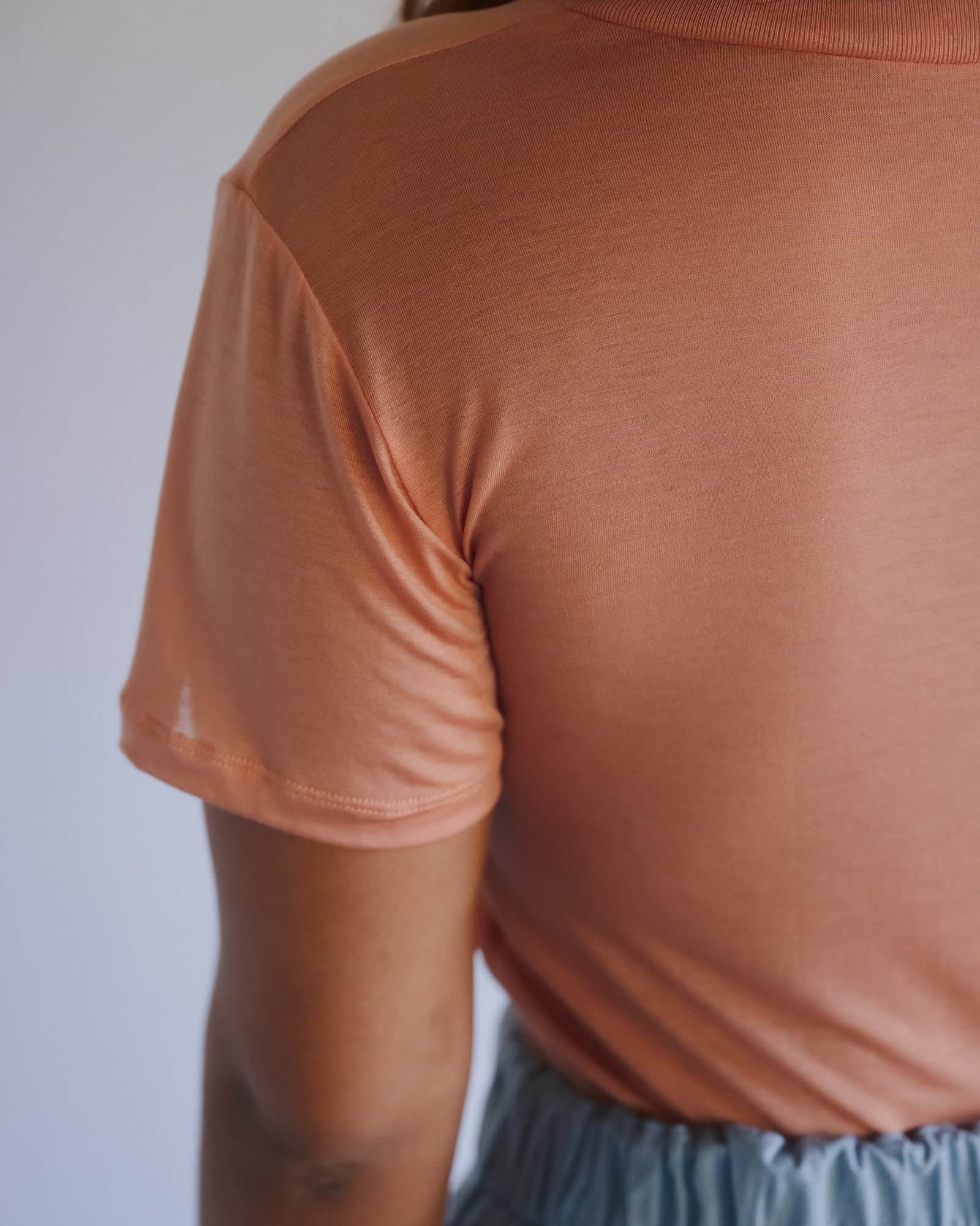 BASERANGE Tee Shirts V Neck Tee Shirt