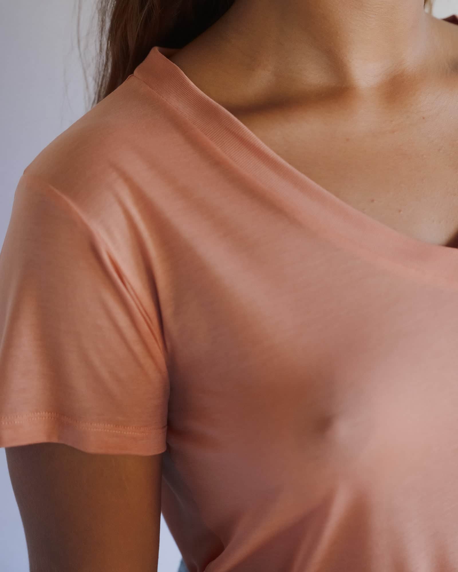 BASERANGE Tee Shirts V Neck Tee Shirt