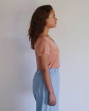 BASERANGE Tee Shirts V Neck Tee Shirt