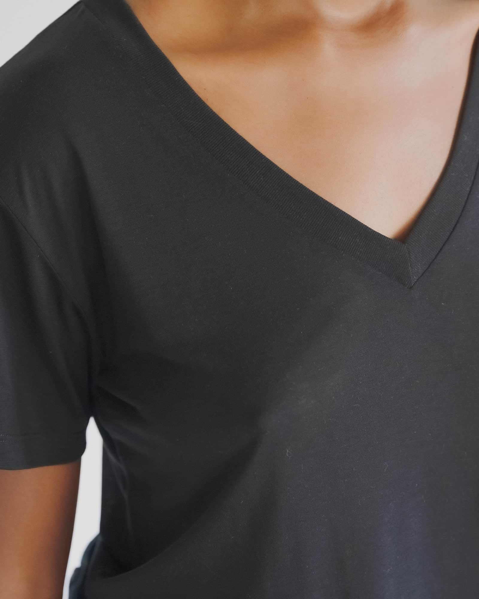 BASERANGE Tee Shirts V Neck Tee Shirt