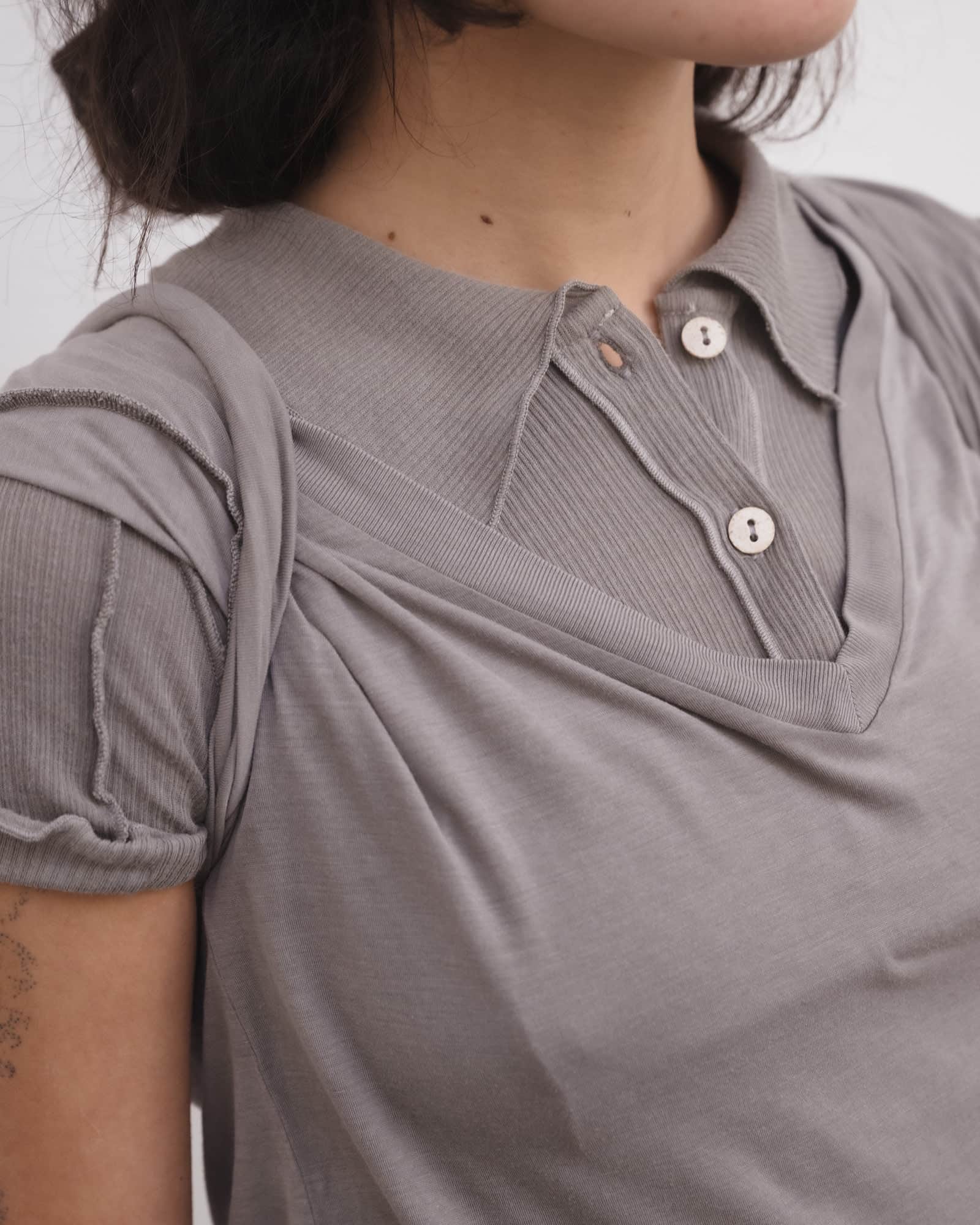 BASERANGE Tee Shirts V Neck Tee Shirt