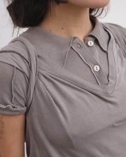 BASERANGE Tee Shirts V Neck Tee Shirt