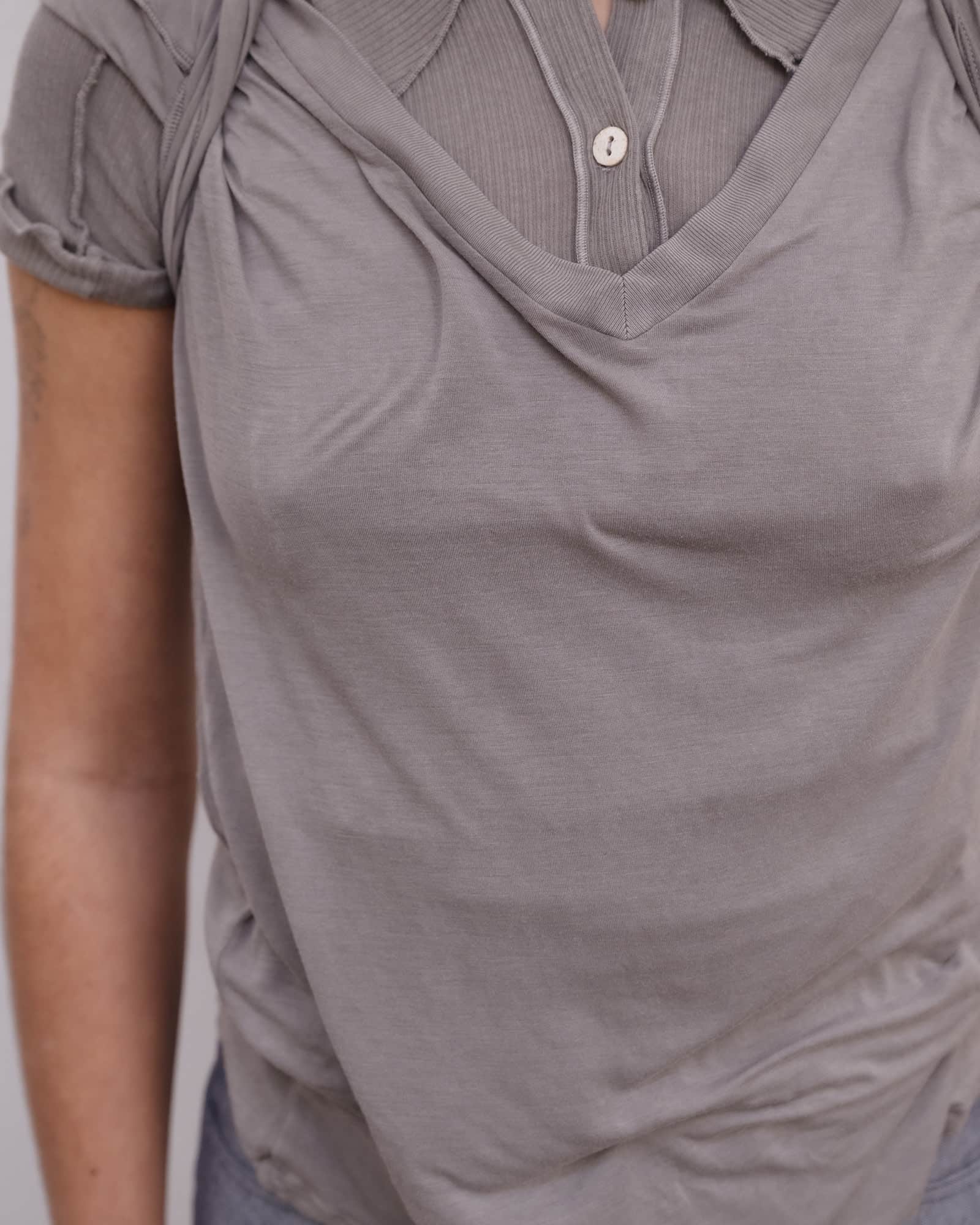 BASERANGE Tee Shirts V Neck Tee Shirt