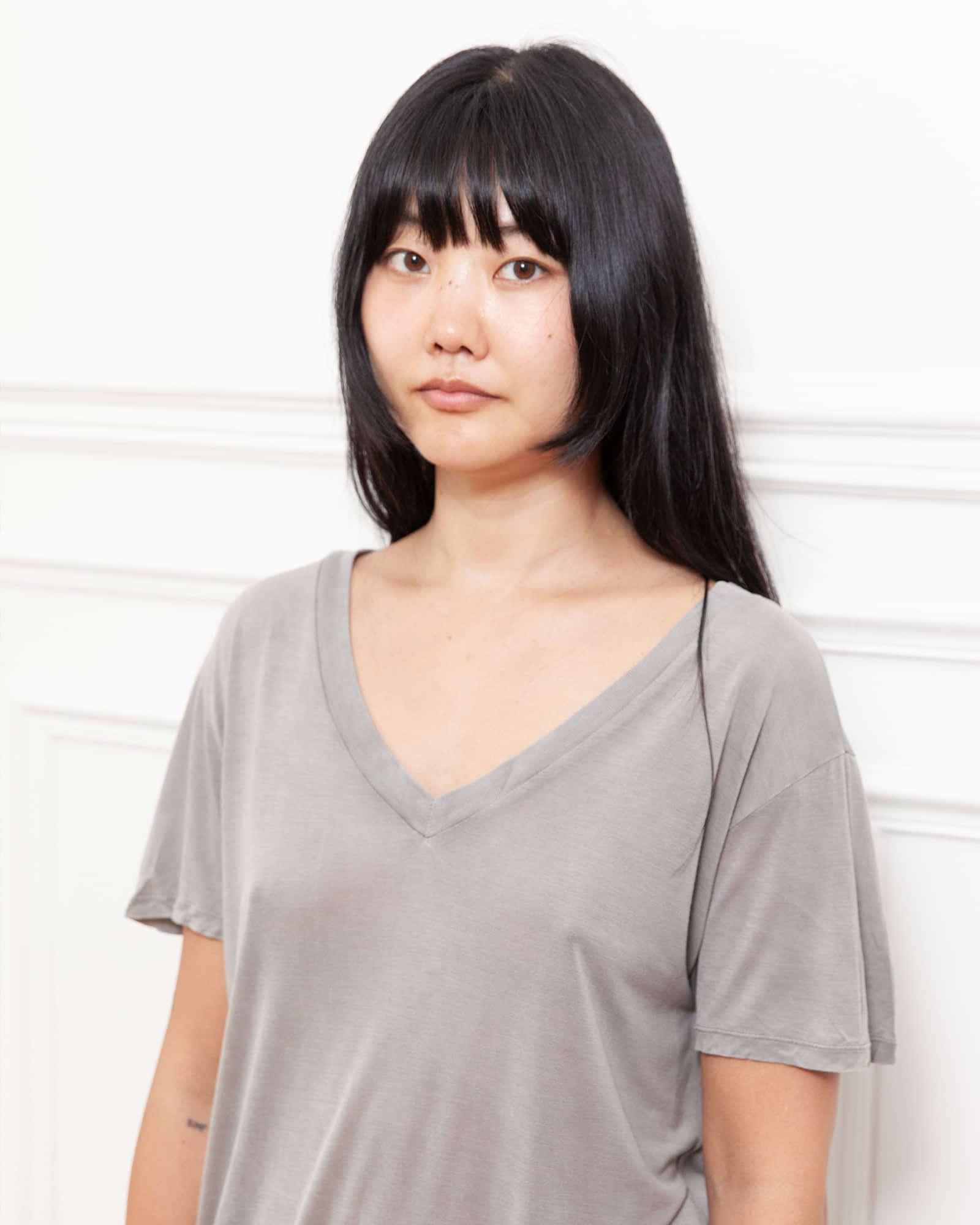 BASERANGE Tee Shirts V Neck Tee Shirt