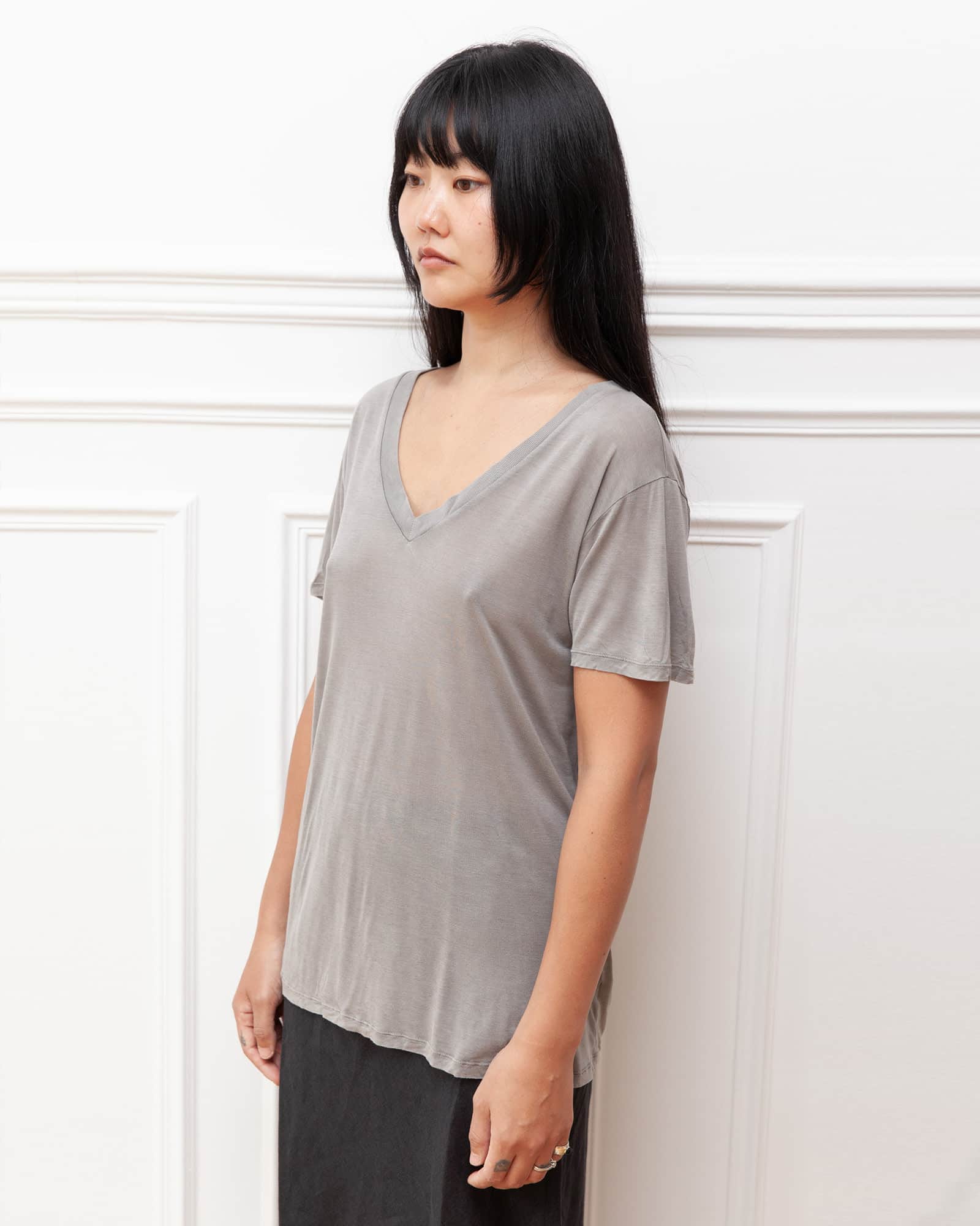 BASERANGE Tee Shirts V Neck Tee Shirt