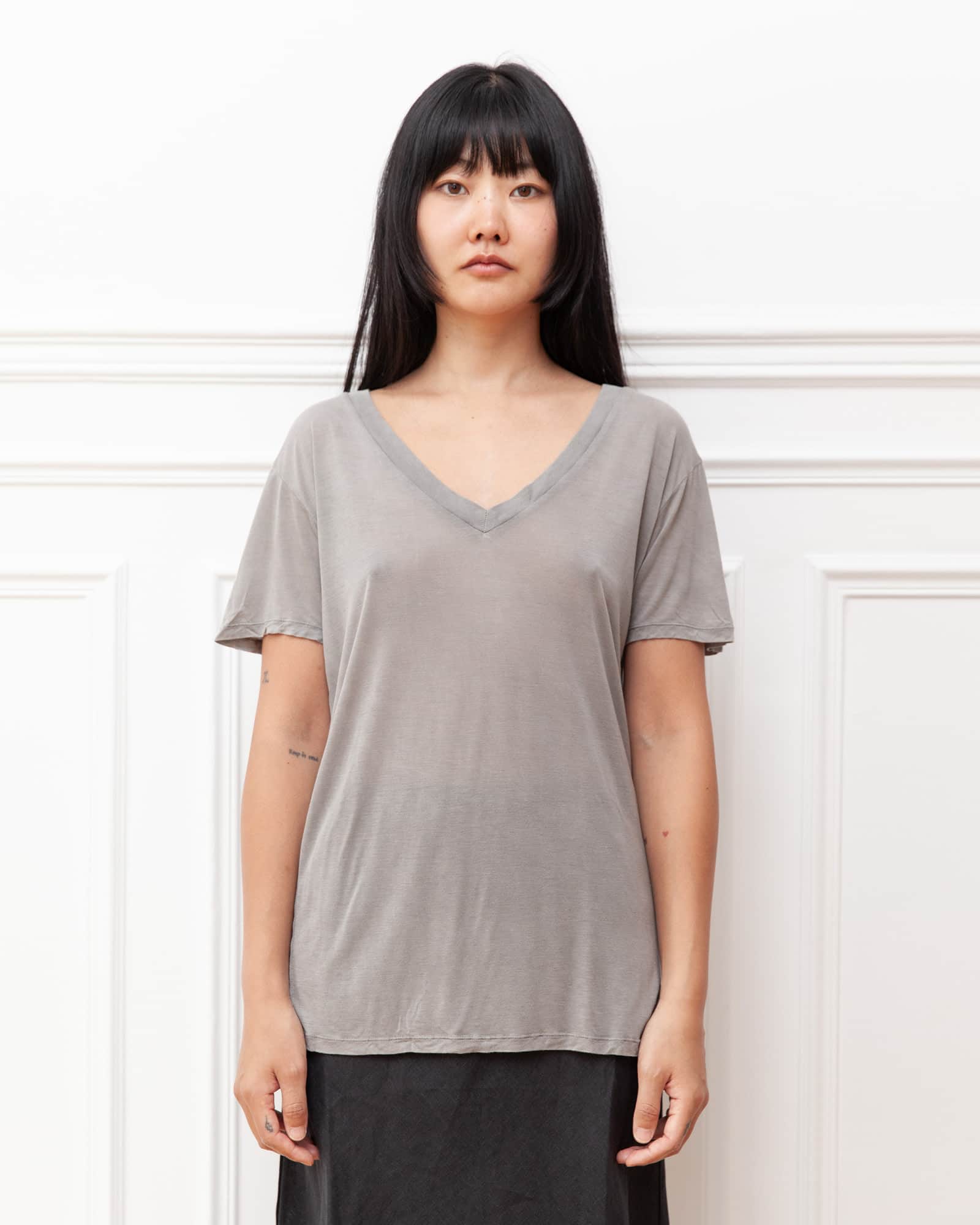 BASERANGE Tee Shirts V Neck Tee Shirt