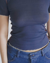 BASERANGE Tee Shirts Vein Tee Shirt