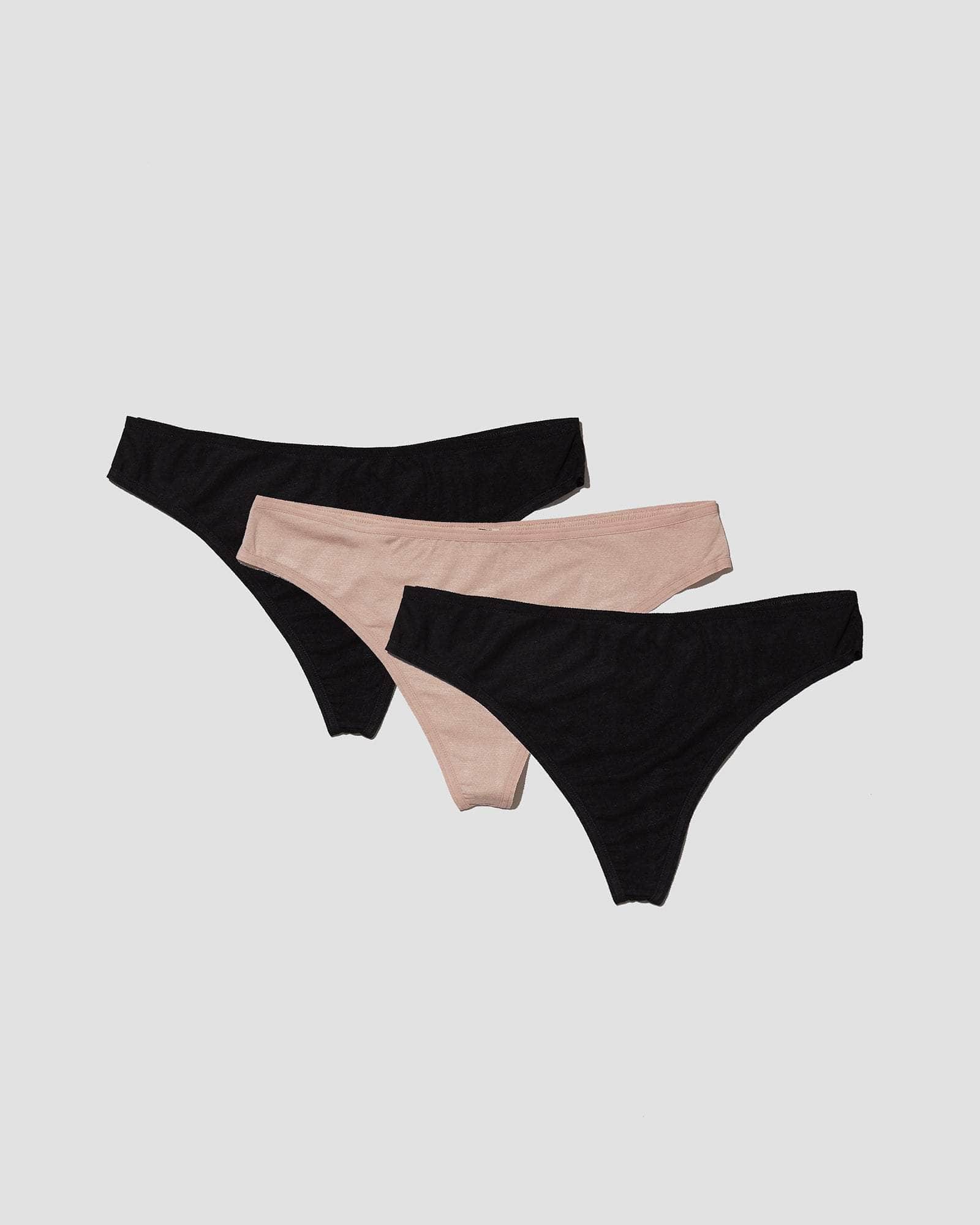 Baserange Thongs Pack - 3 Enna Thong
