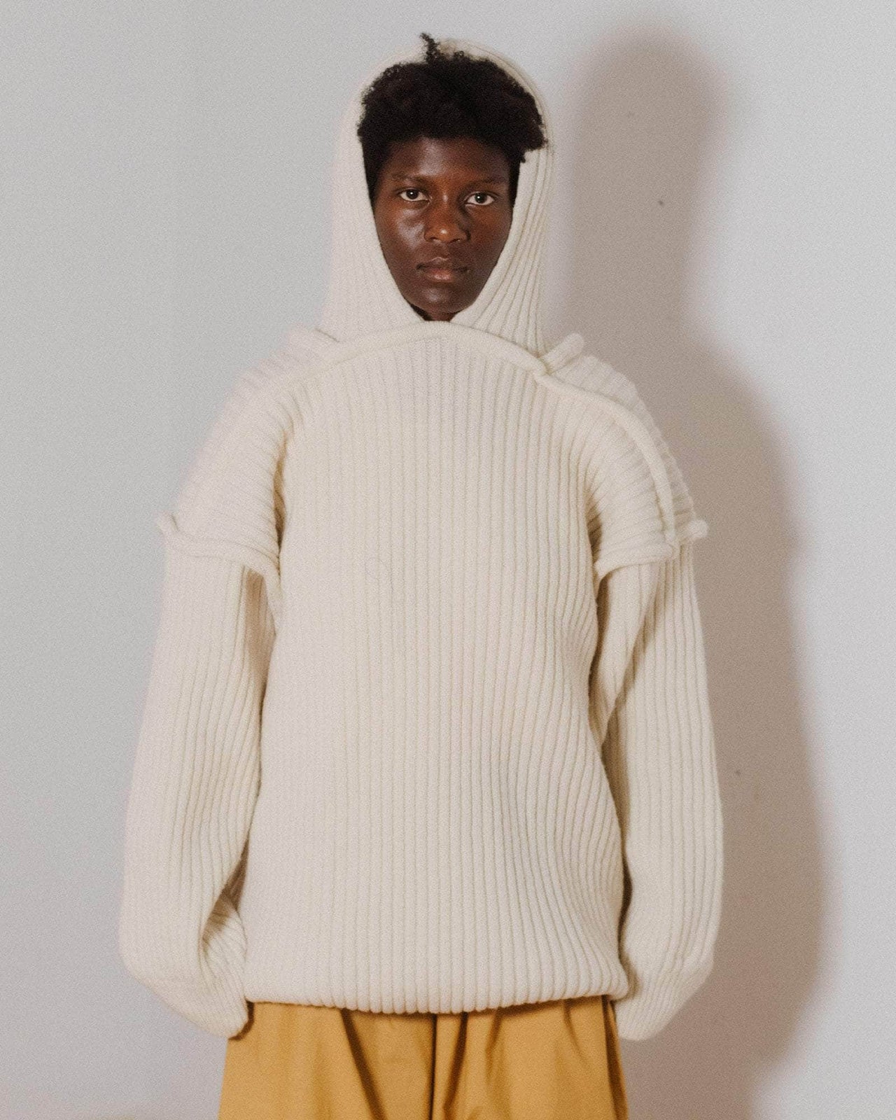 baserange Sweat à capuche construct - Laine Mérinos d'Arles