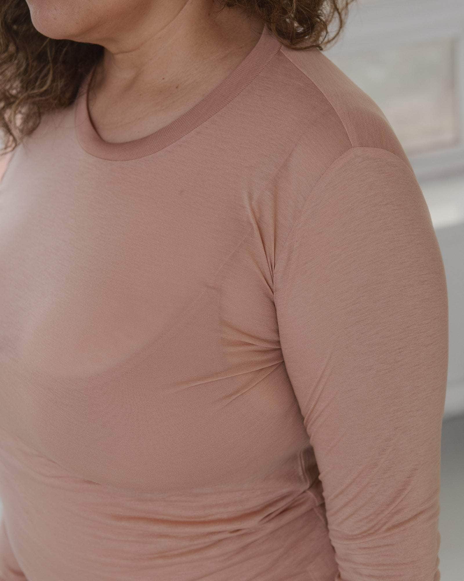 BASERANGE TOPS Long Sleeve Tee - Bamboo Lyocell