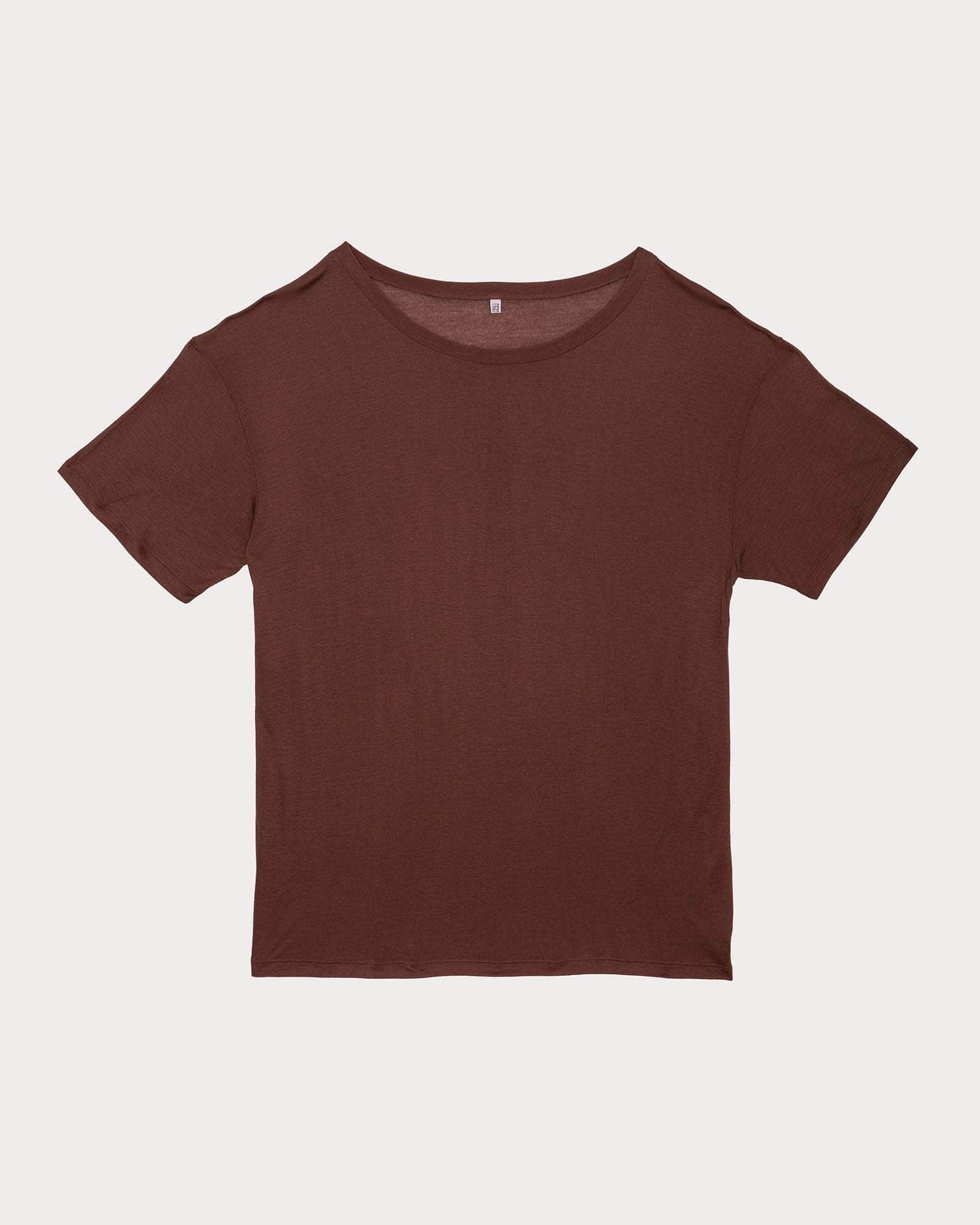 Loose Tee Shirt in Ocular | Bamboo lyocell | Baserange