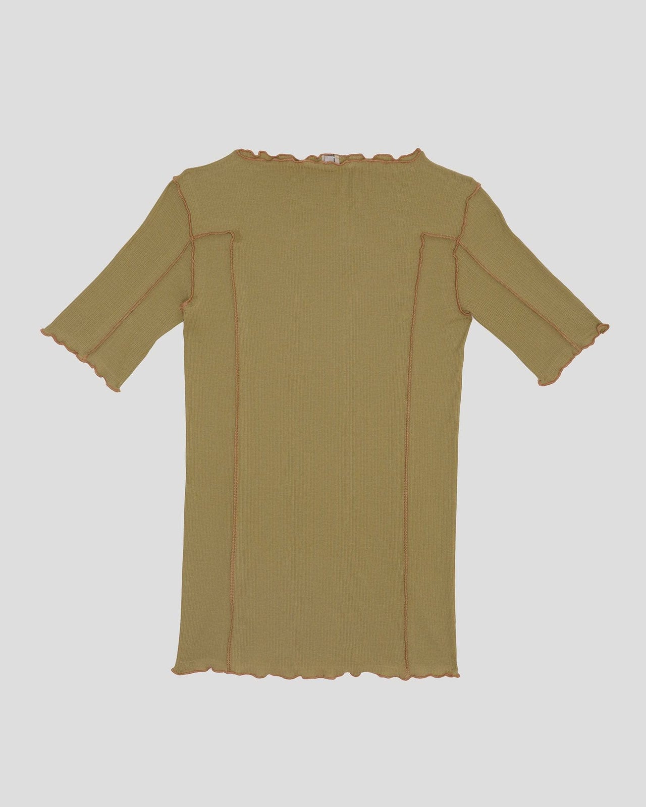 Baserange Omato Shirt 3/4 – green sage Tee