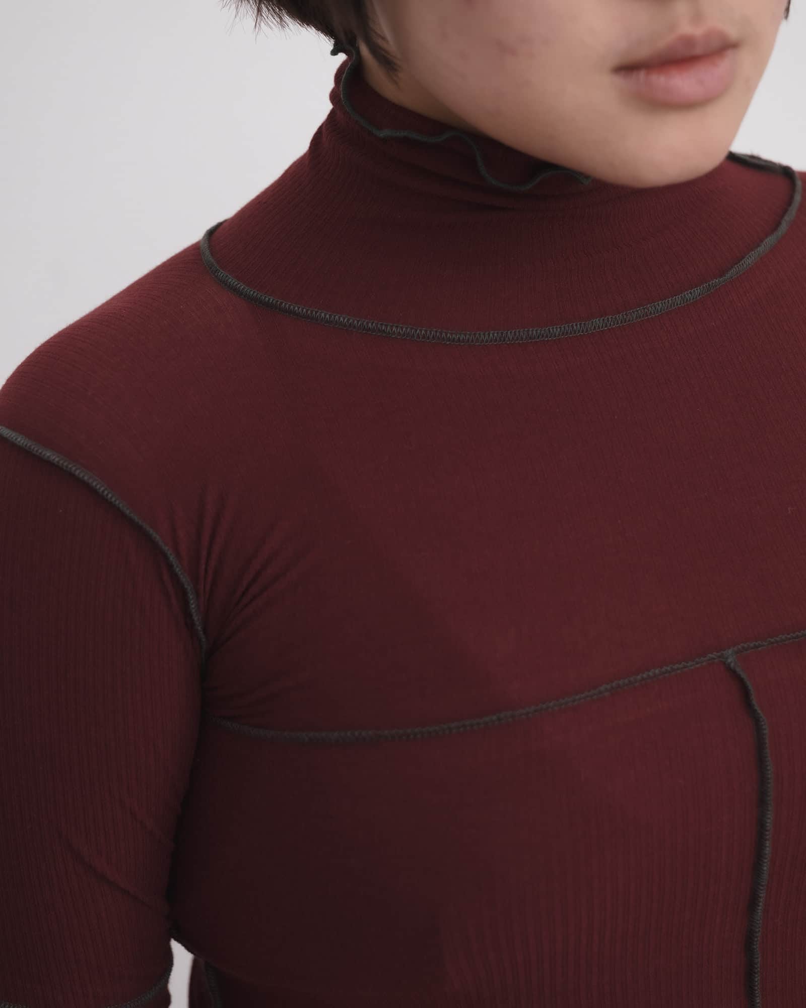 BASERANGE Turtlenecks Cinder Turtleneck