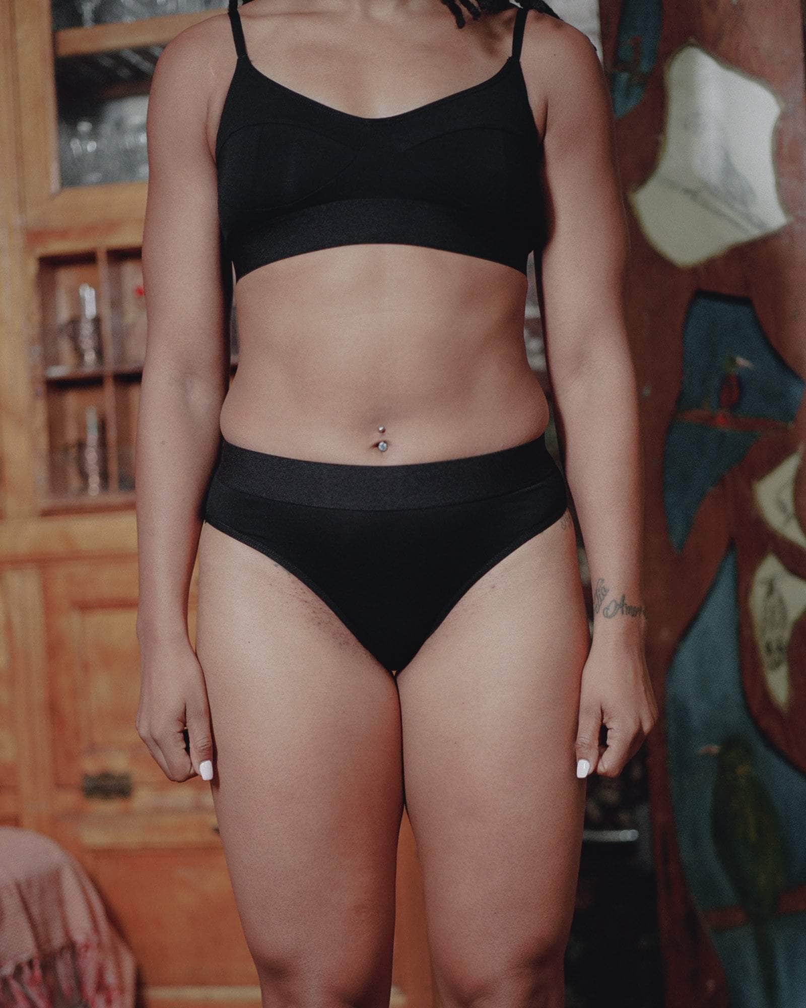 BASERANGE Underpants Elastic Bell Pants