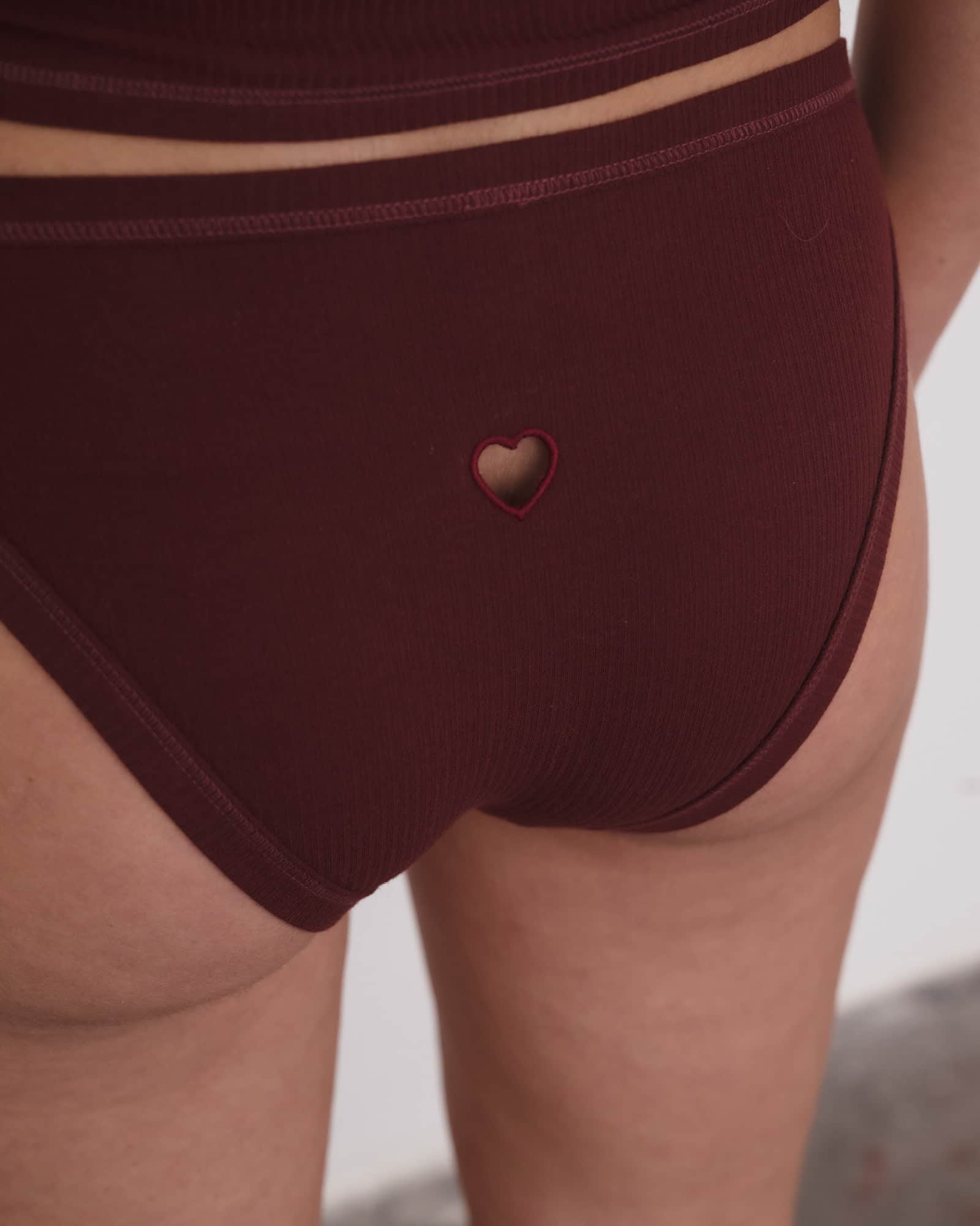 BASERANGE Underpants Heart Bell Pants