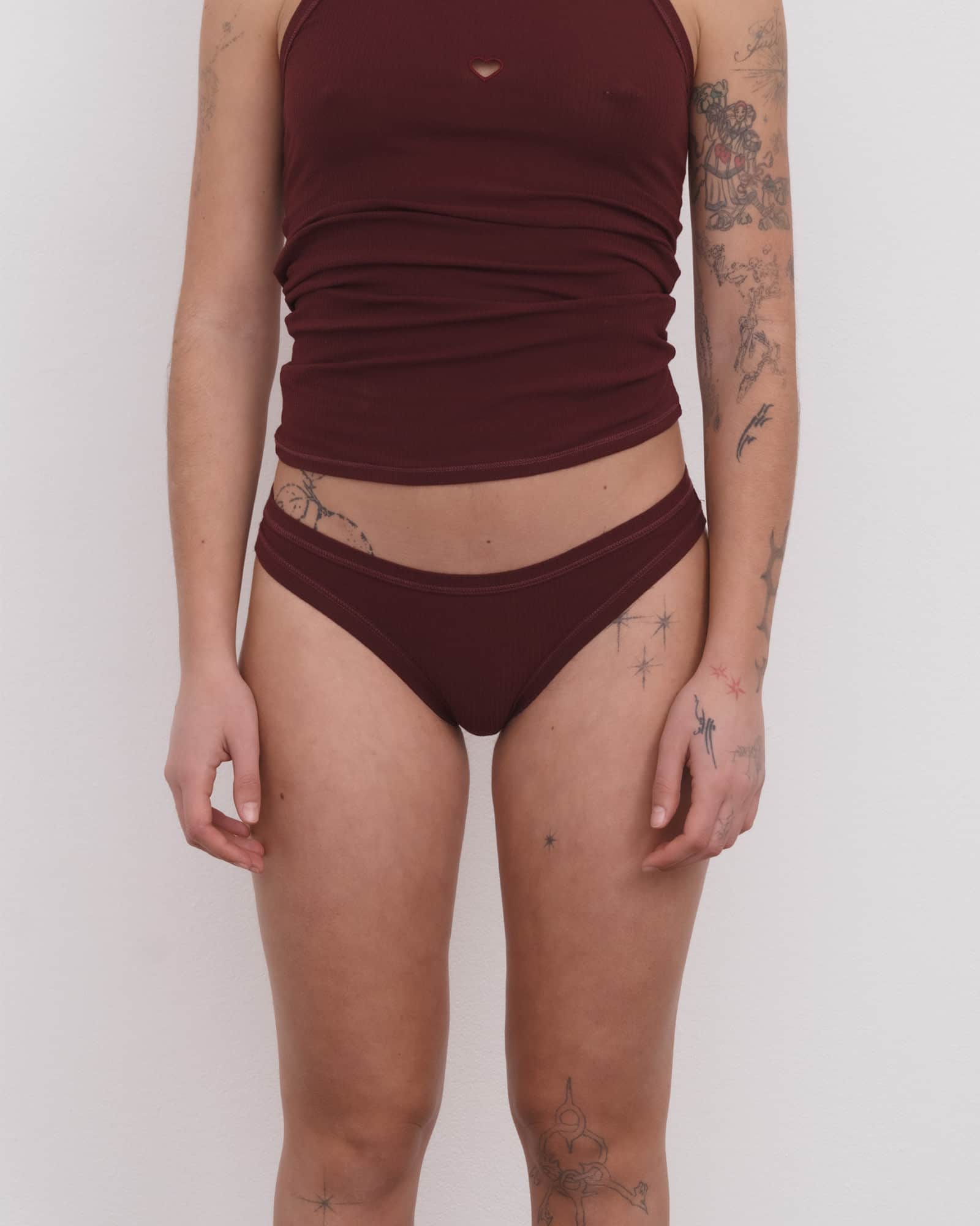 BASERANGE Underpants Heart Bell Pants