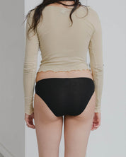 Baserange Underpants Pack - 3 Bell Pants (Black / black)