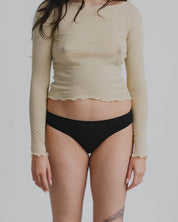 Baserange Underpants Pack - 3 Bell Pants (Black / black)