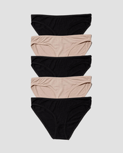 Baserange Underpants Pack - 5 Bell Pants (Black / Haptic)