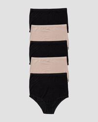 Pack - 5 Highwaist Bell Broeken - XS