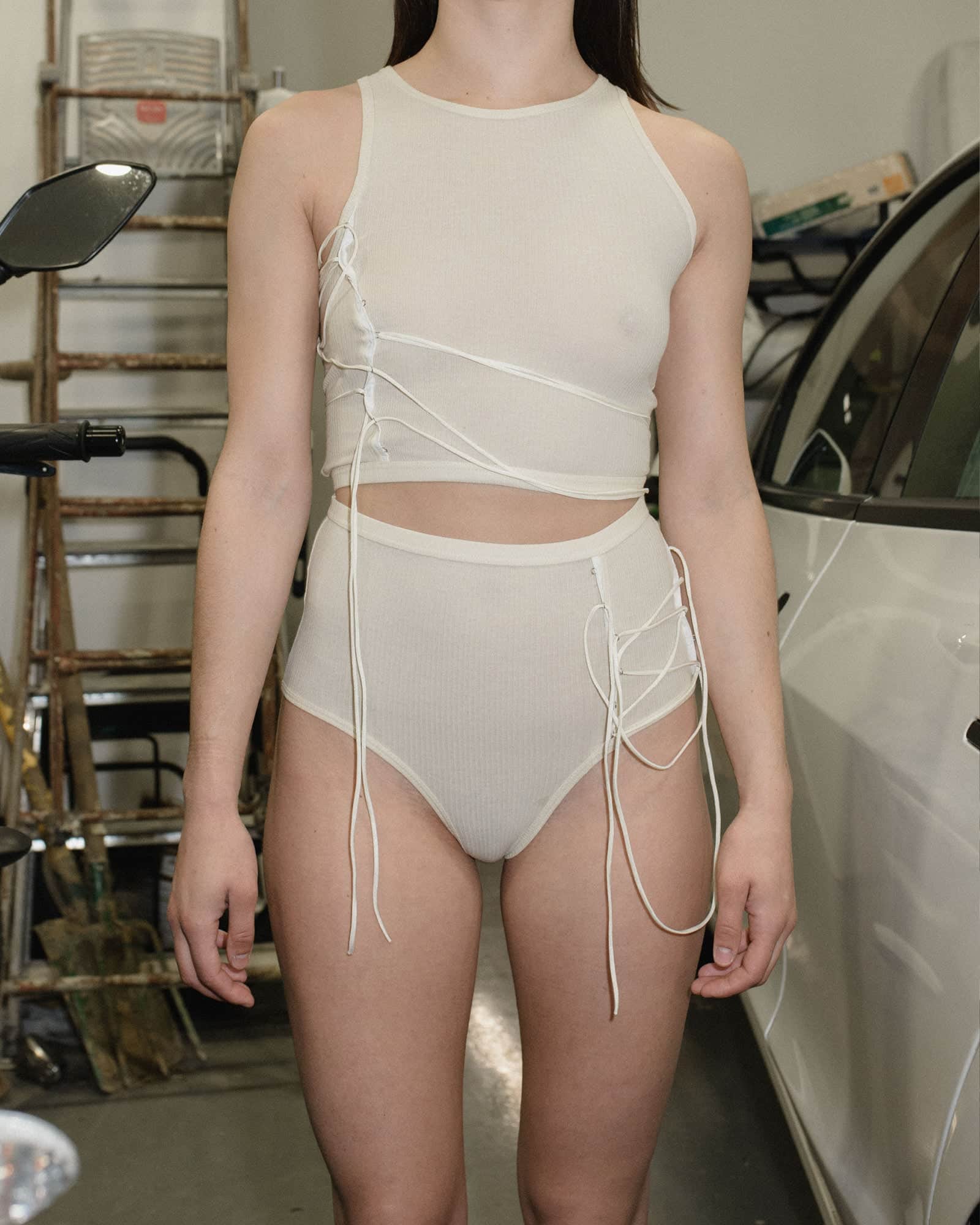 BASERANGE Underpants Tie Pants