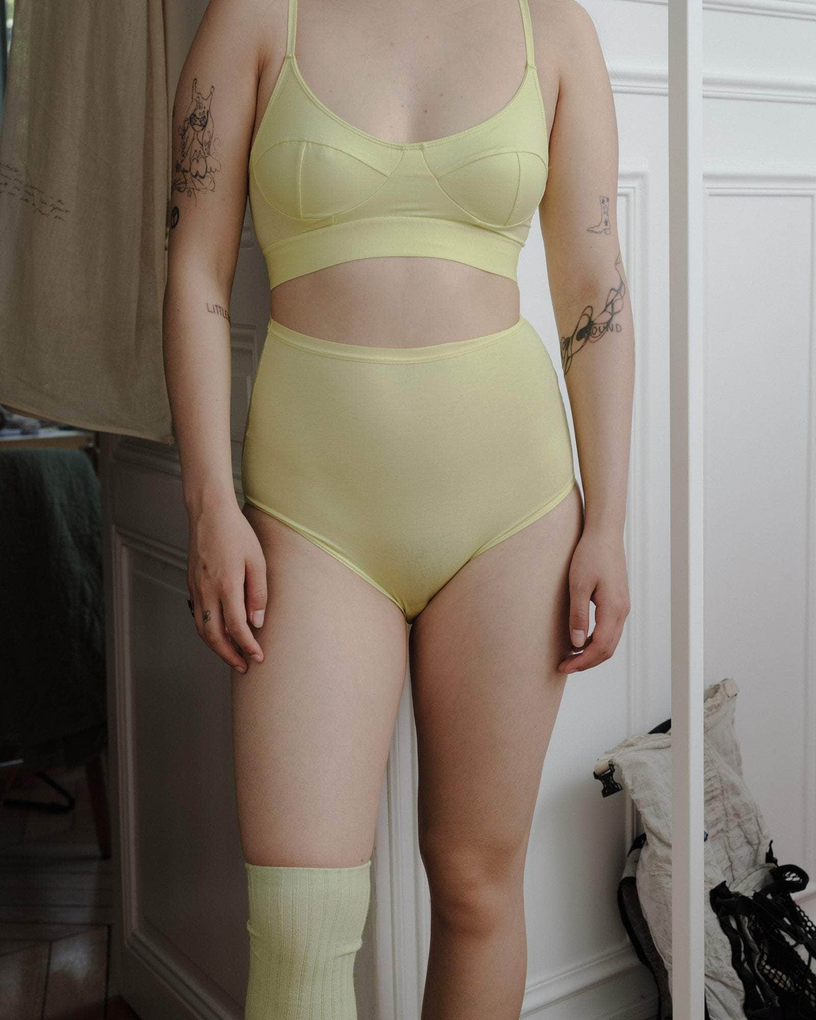 BASERANGE UNDERWEAR Highwaist Bell Pants - Bamboo Lyocell