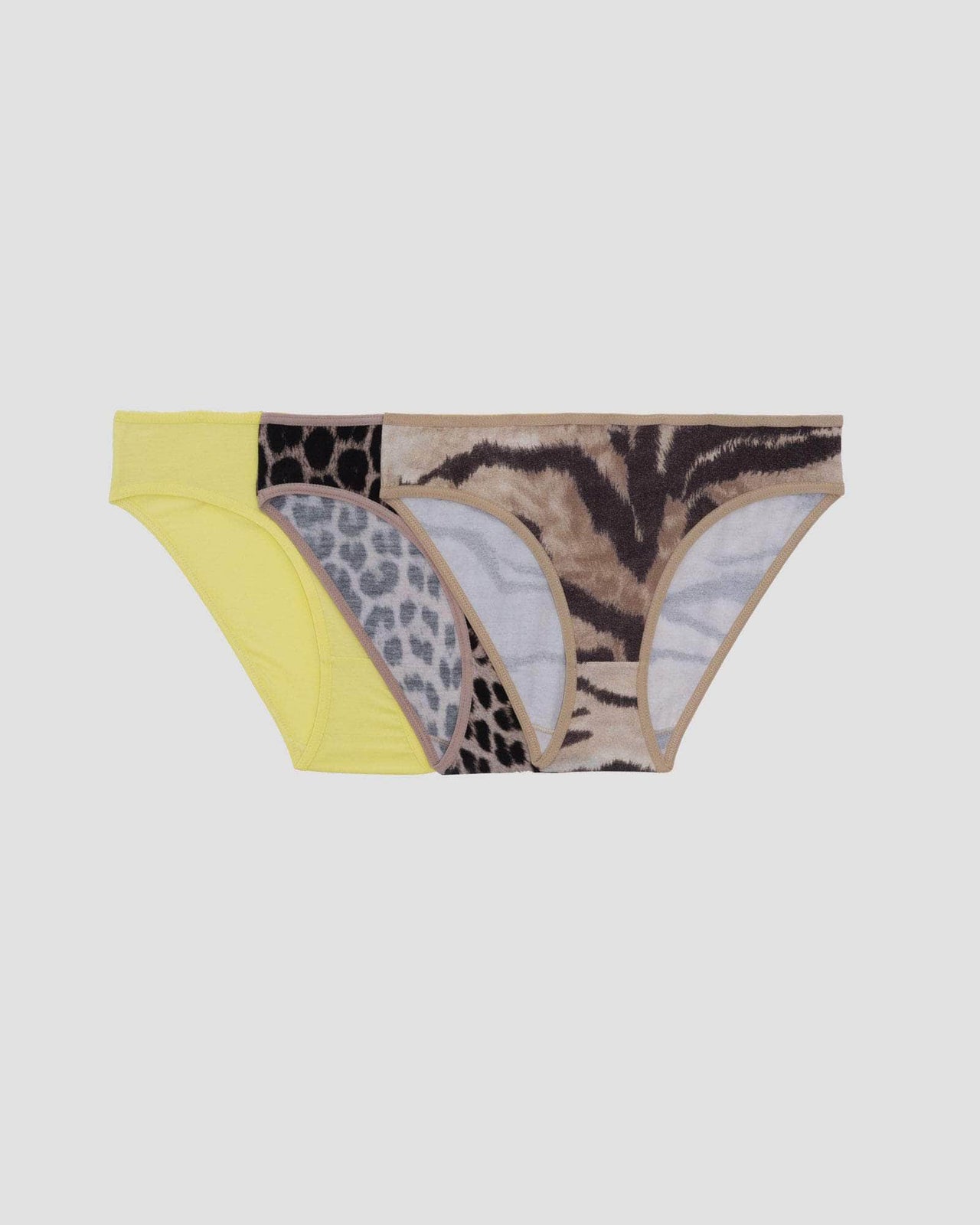 BASERANGE Leopard-print stretch-bamboo Lyocell soft-cup triangle
