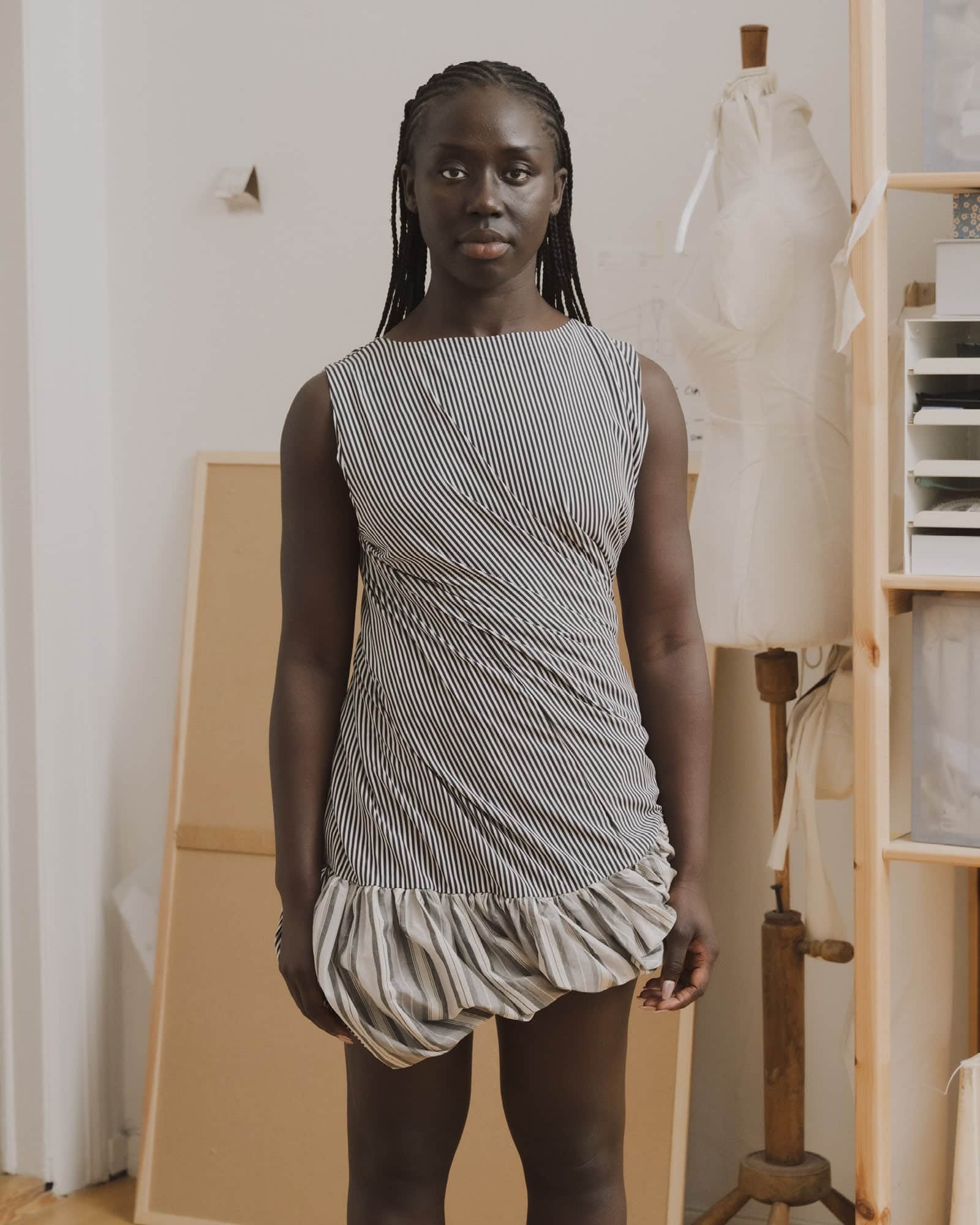 BASERANGE WOVEN BELLA DRESS