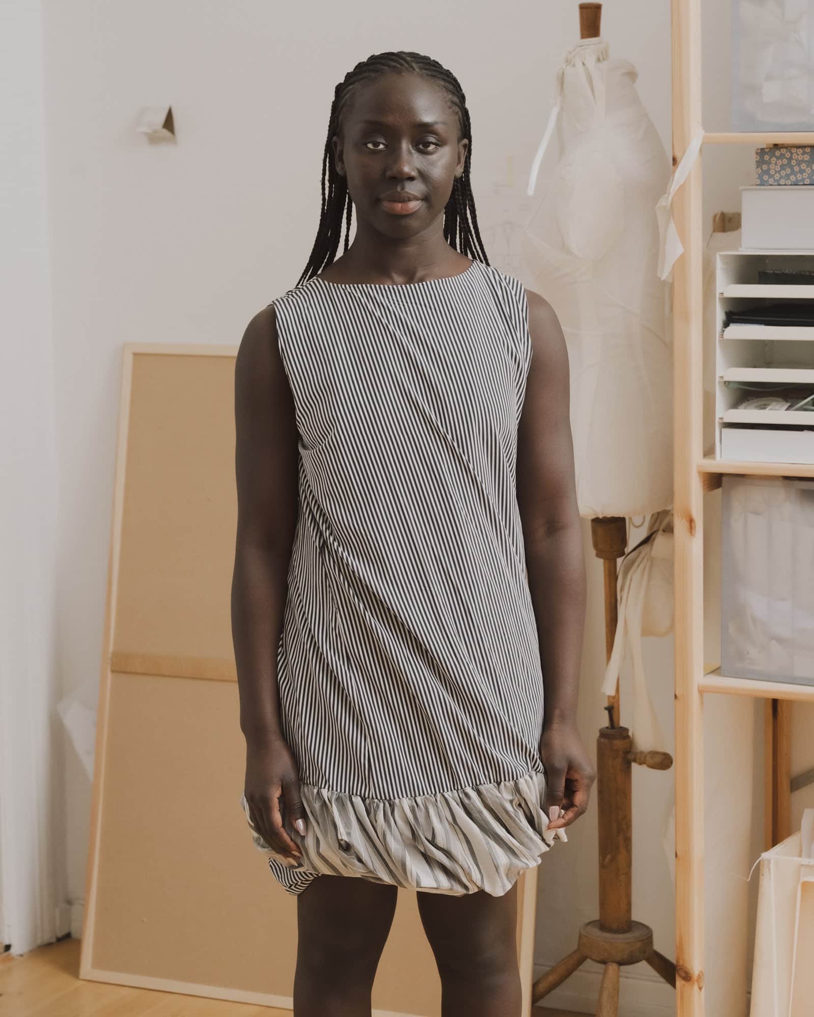 BASERANGE WOVEN BELLA DRESS