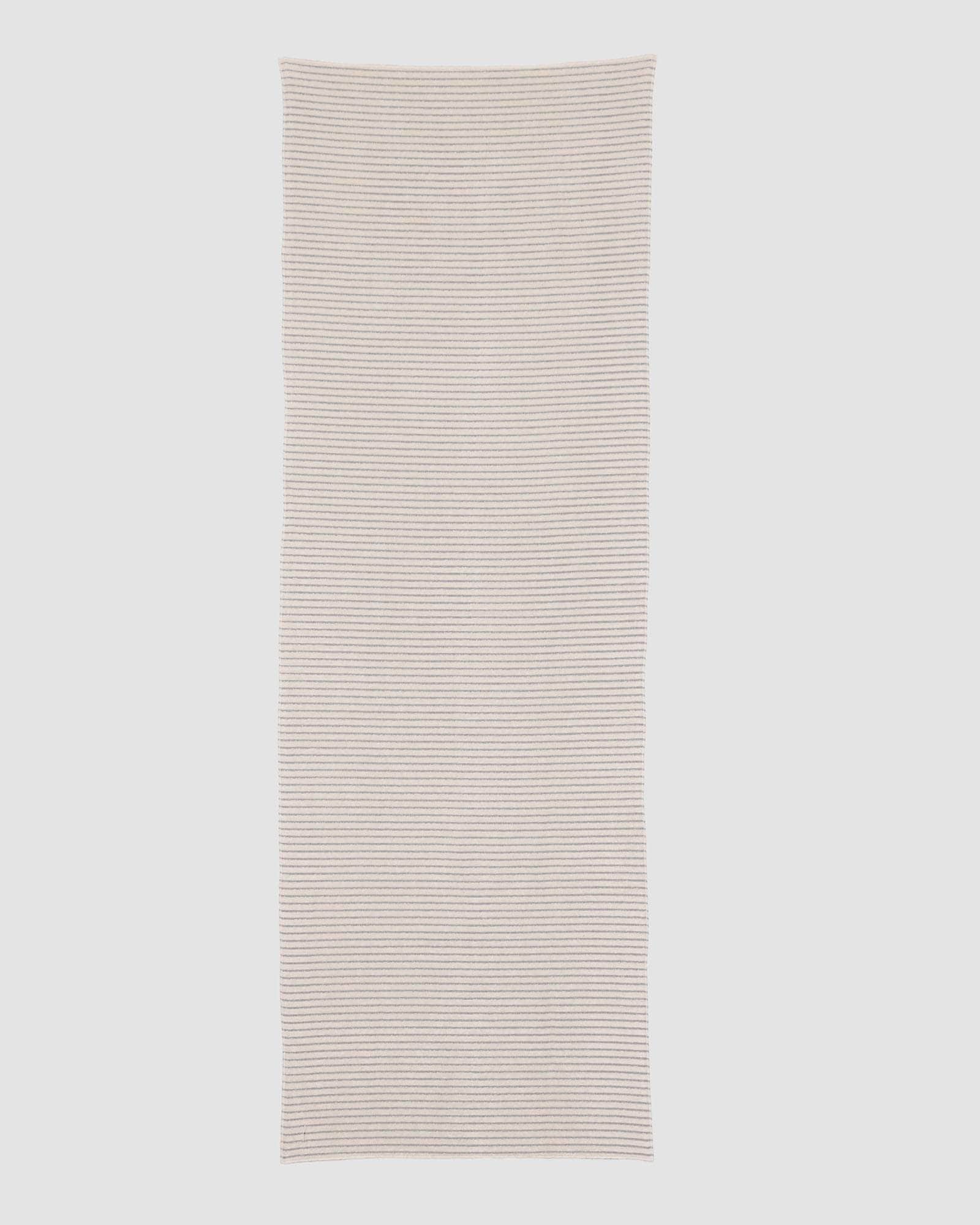 BASERANGE WOVEN BLACK STRIPE / ONE SIZE Yoga Mat Towel