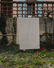 BASERANGE WOVEN BLACK STRIPE / ONE SIZE Yoga Mat Towel