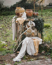 BASERANGE WOVEN BROWN STRIPE / ONE SIZE Yoga Mat Towel