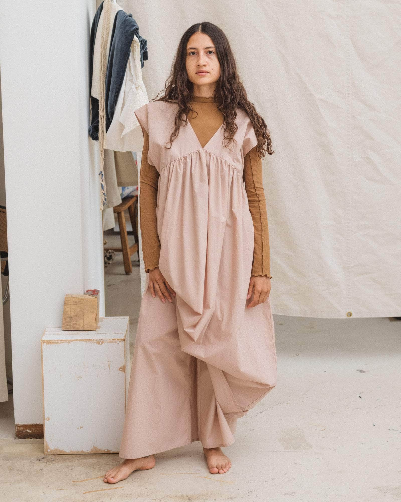 BASERANGE WOVEN CABLE DRESS