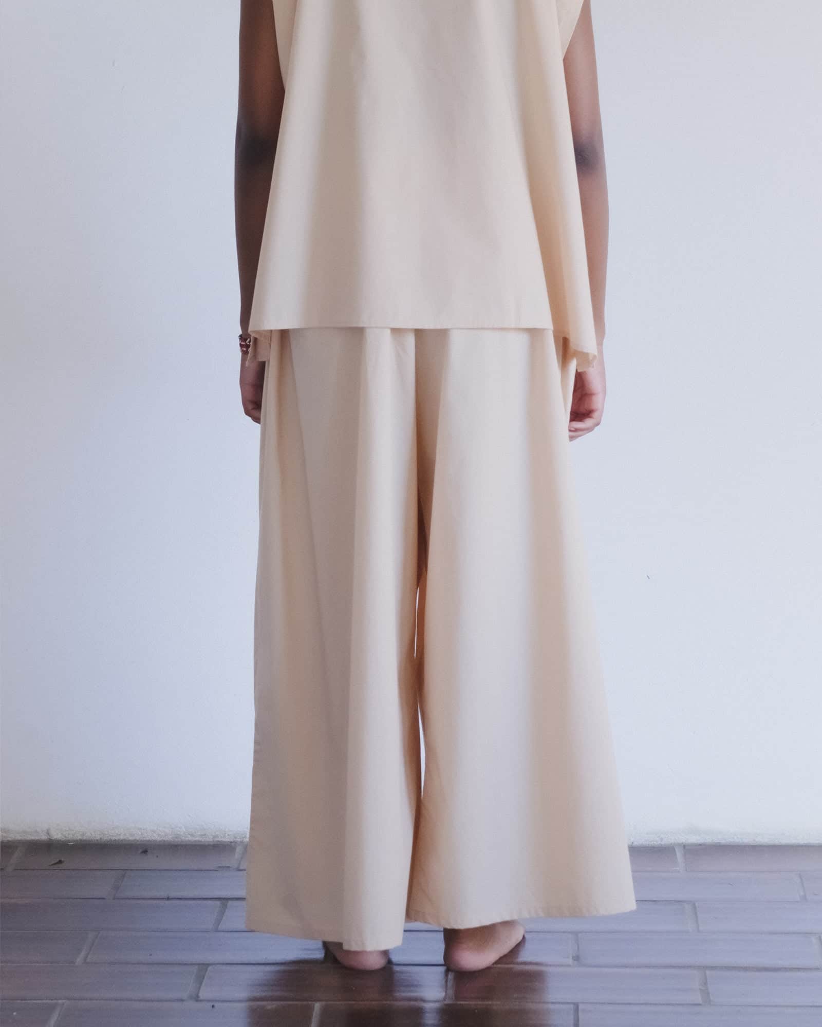 BASERANGE WOVEN CABLE PANTS