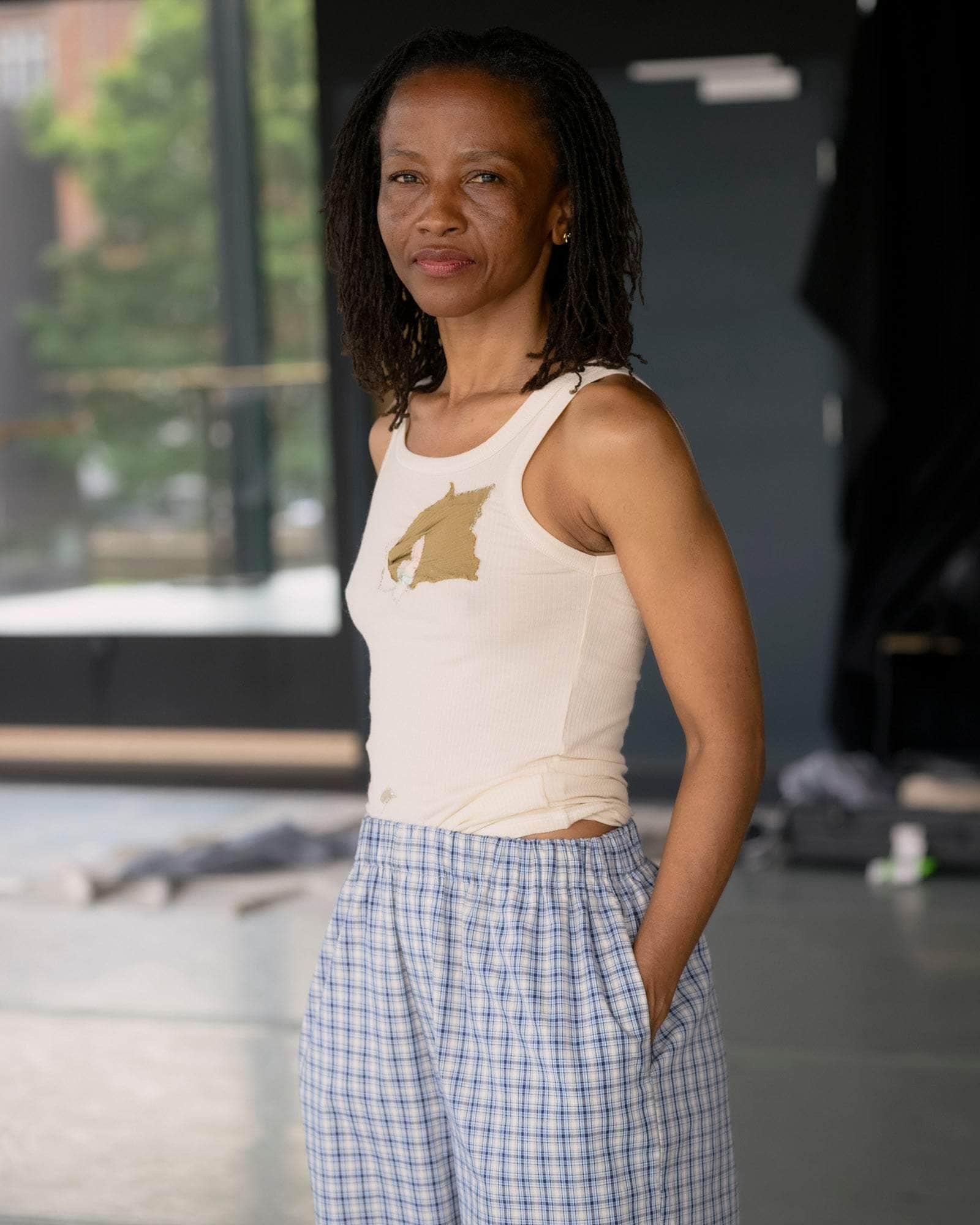 BASERANGE WOVEN CLAUDE PANTS