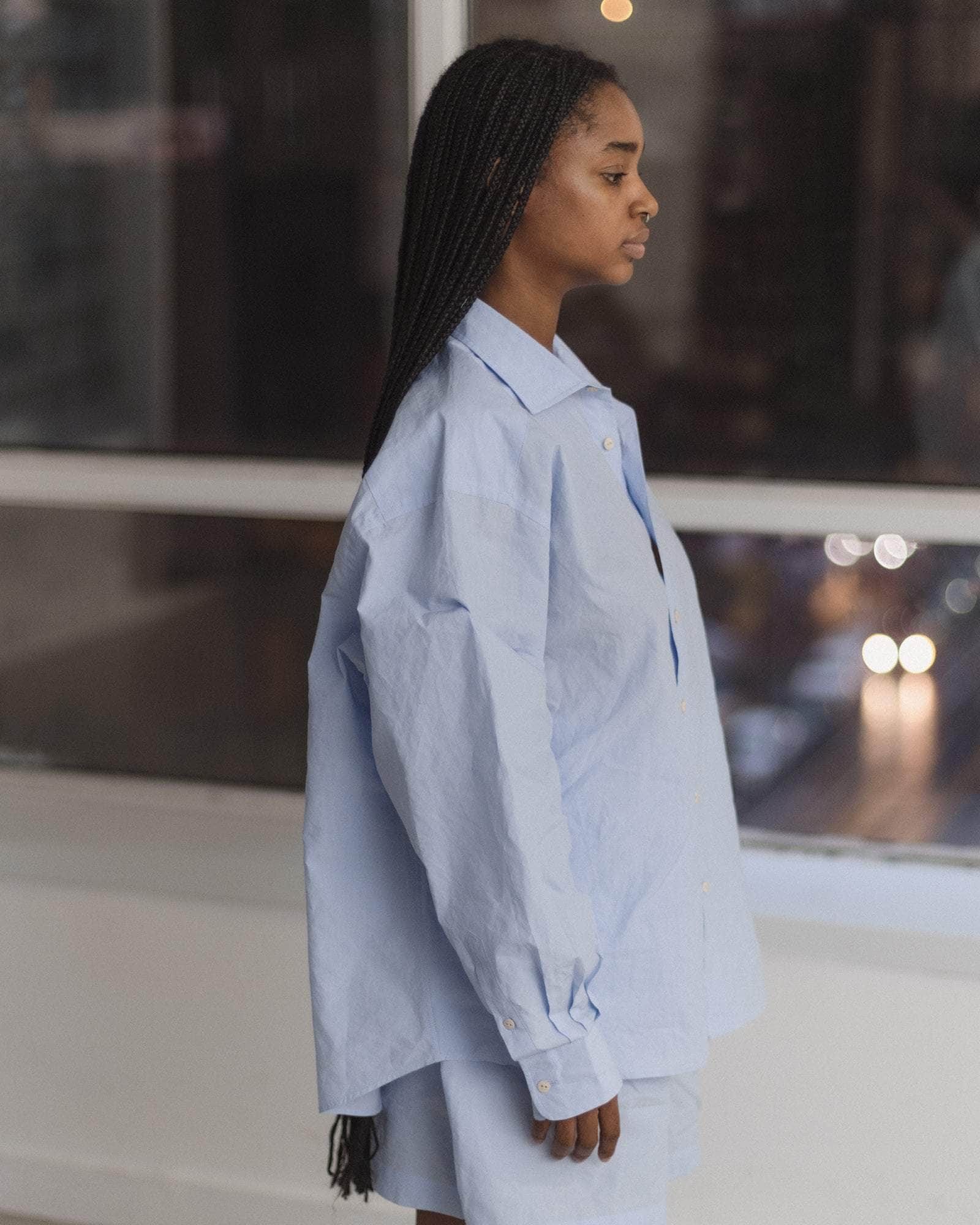 BASERANGE WOVEN CLAUDE SHIRT