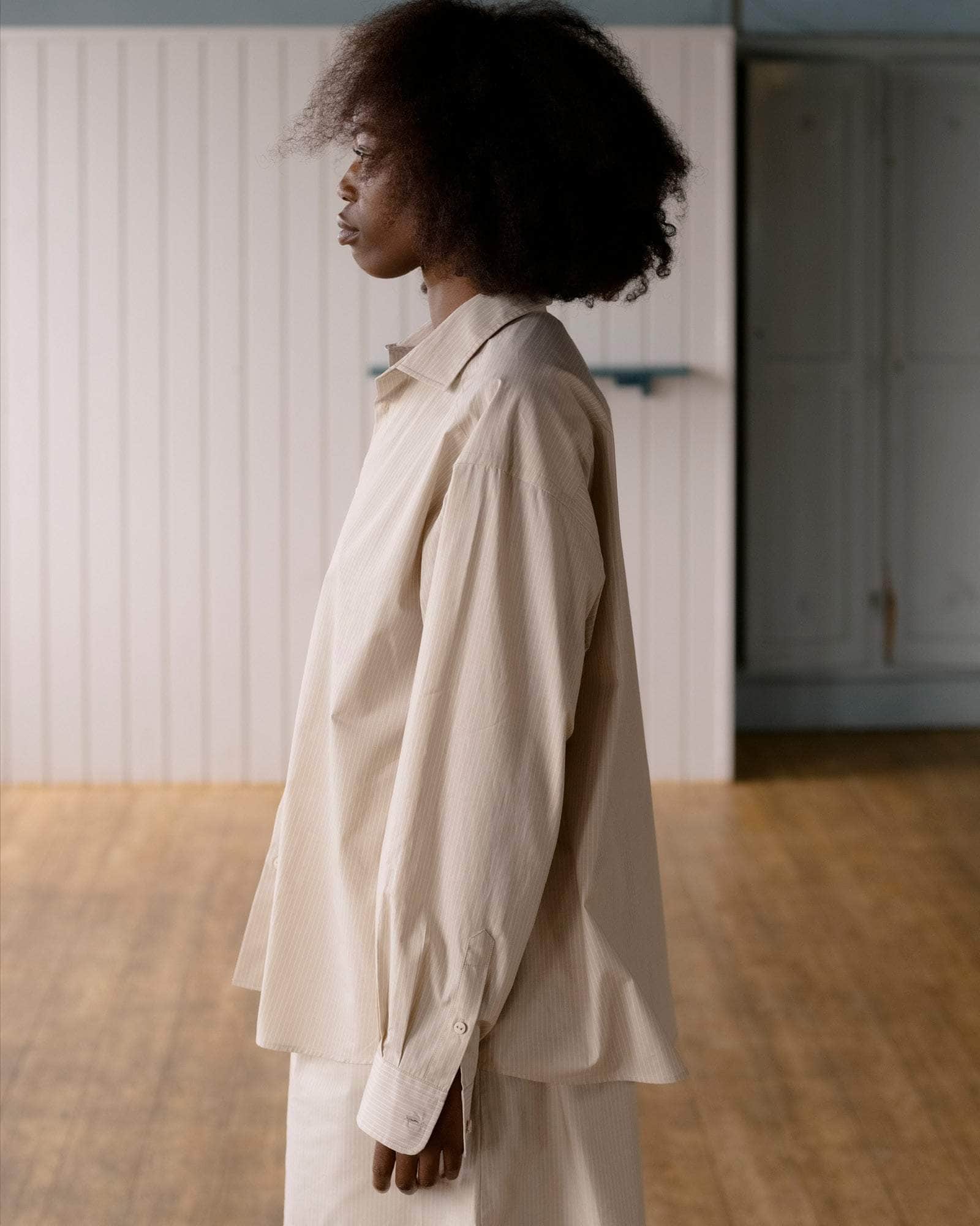 BASERANGE WOVEN CLAUDE SHIRT