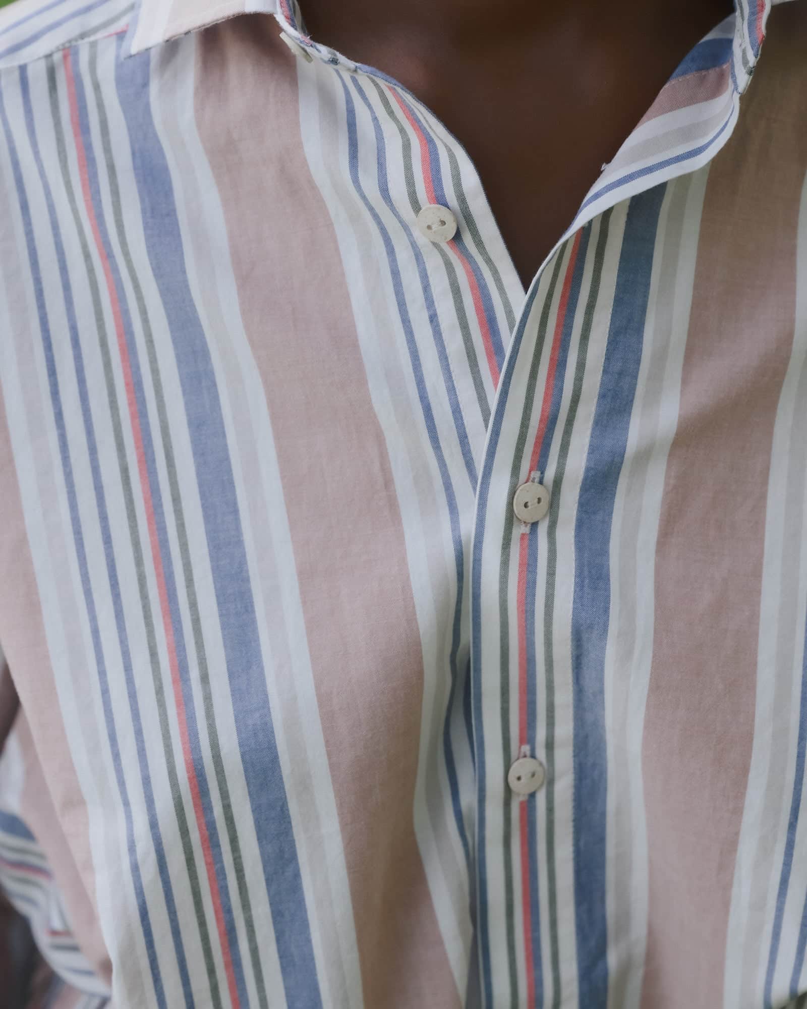 BASERANGE WOVEN CLAUDE SHIRT