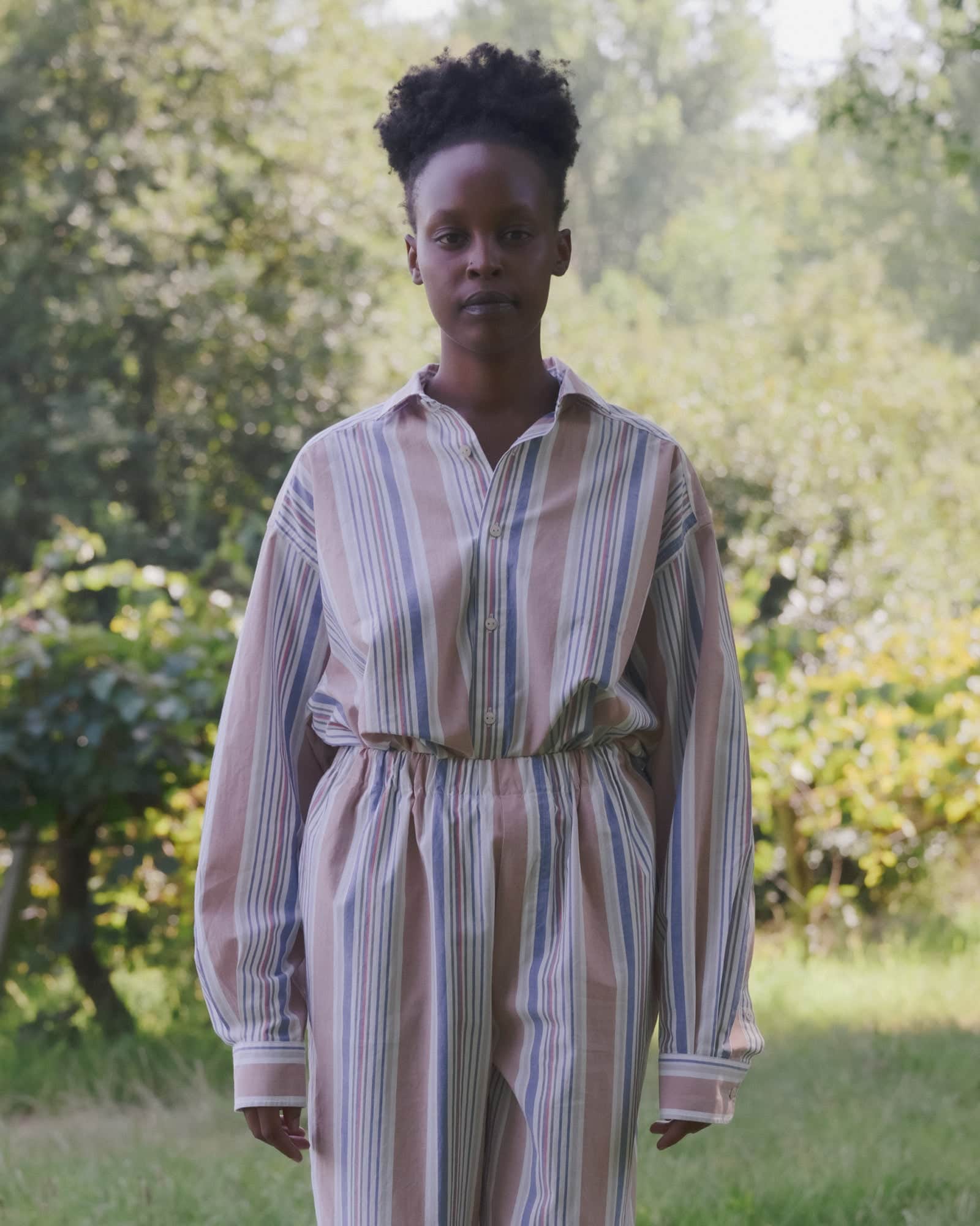 BASERANGE WOVEN CLAUDE SHIRT