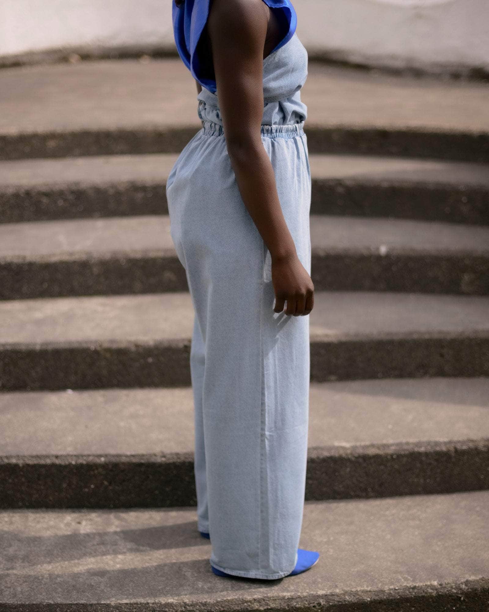 BASERANGE WOVEN CRAVAT PANTS